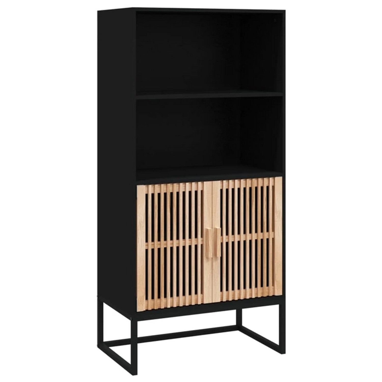 vidaXL Highboard Schwarz 60x35x125 cm Holzwerkstoff vidaXL Highboard Schwarz 60x35x125 cm Holzwerkstoff von VIDAXL