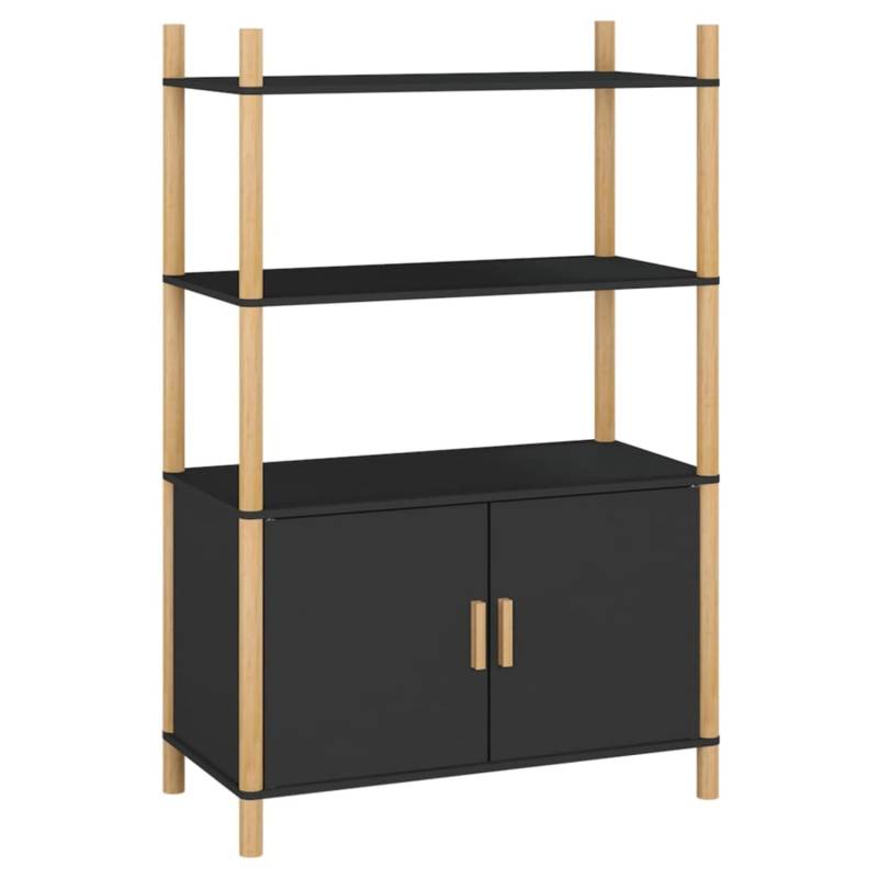 vidaXL Highboard Schwarz 80x40x121 cm Holzwerkstoff 345700 von VIDAXL