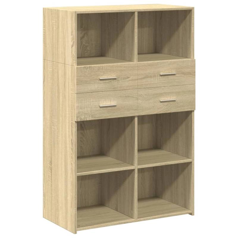 vidaXL Highboard Sonoma-Eiche 80x42,5x124 cm Holzwerkstoff 3281387 vidaXL Highboard Sonoma-Eiche 80x42,5x124 cm Holzwerkstoff 3281387 von VIDAXL