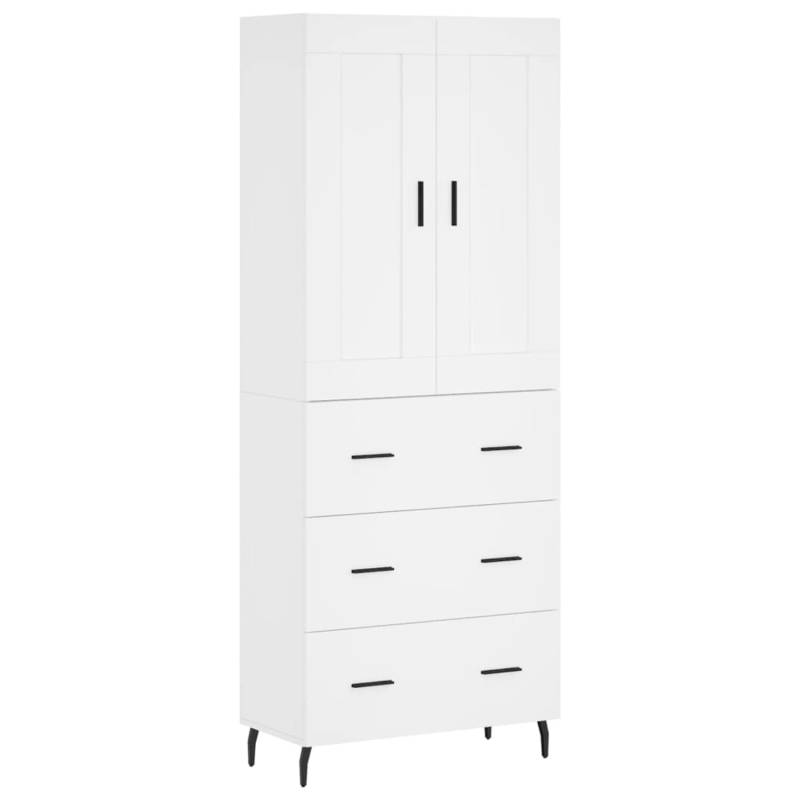 vidaXL Highboard Weiß 69,5x34x180 cm Holzwerkstoff 3199761 vidaXL Highboard Weiß 69,5x34x180 cm Holzwerkstoff 3199761 von VIDAXL