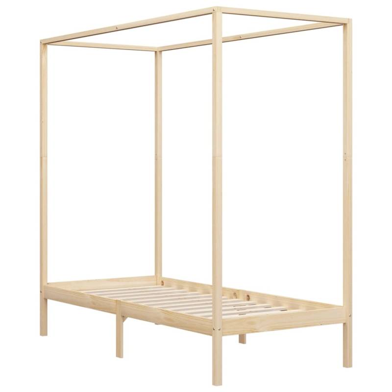 vidaXL Himmelbett-Gestell Massivholz Kiefer 100 x 200 cm617257 von VIDAXL
