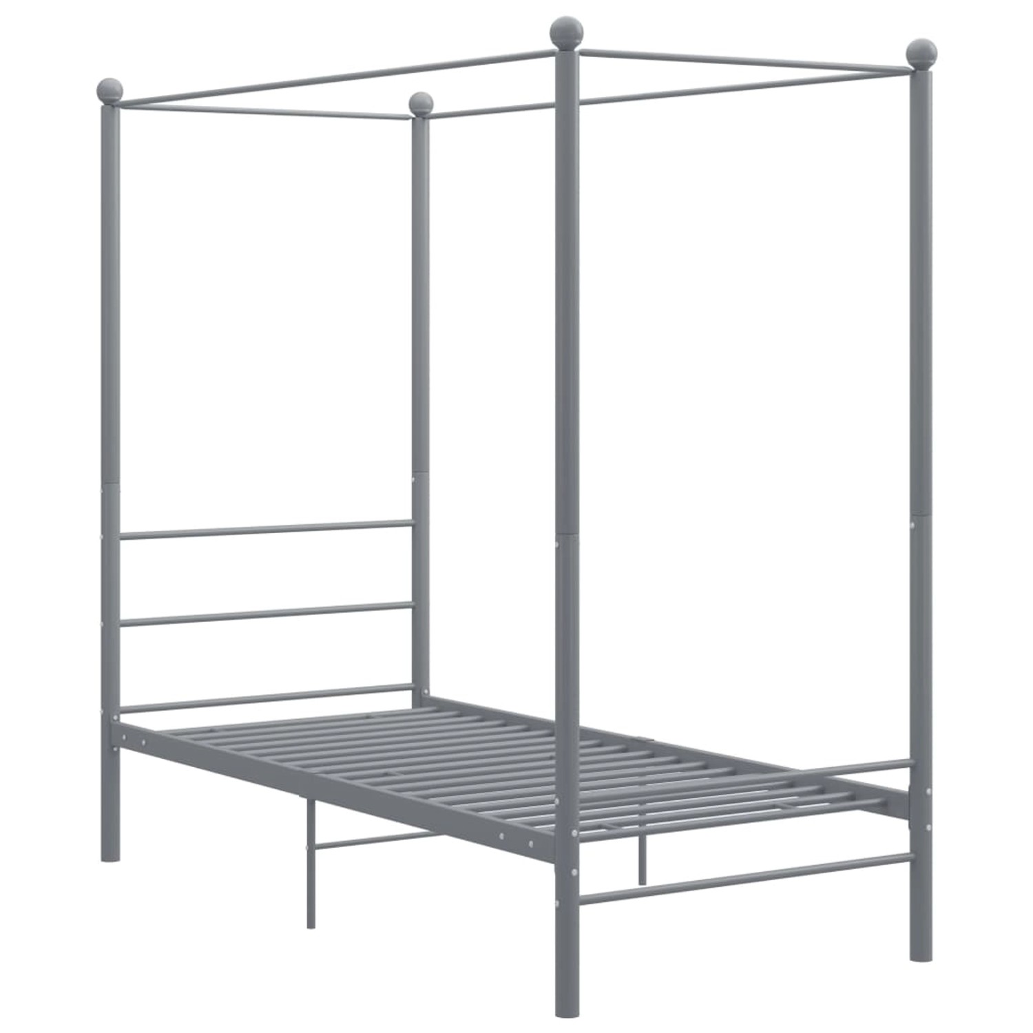 vidaXL Himmelbett Grau Metall 90x200 cm726638 vidaXL Himmelbett Grau Metall 90x200 cm726638 von VIDAXL