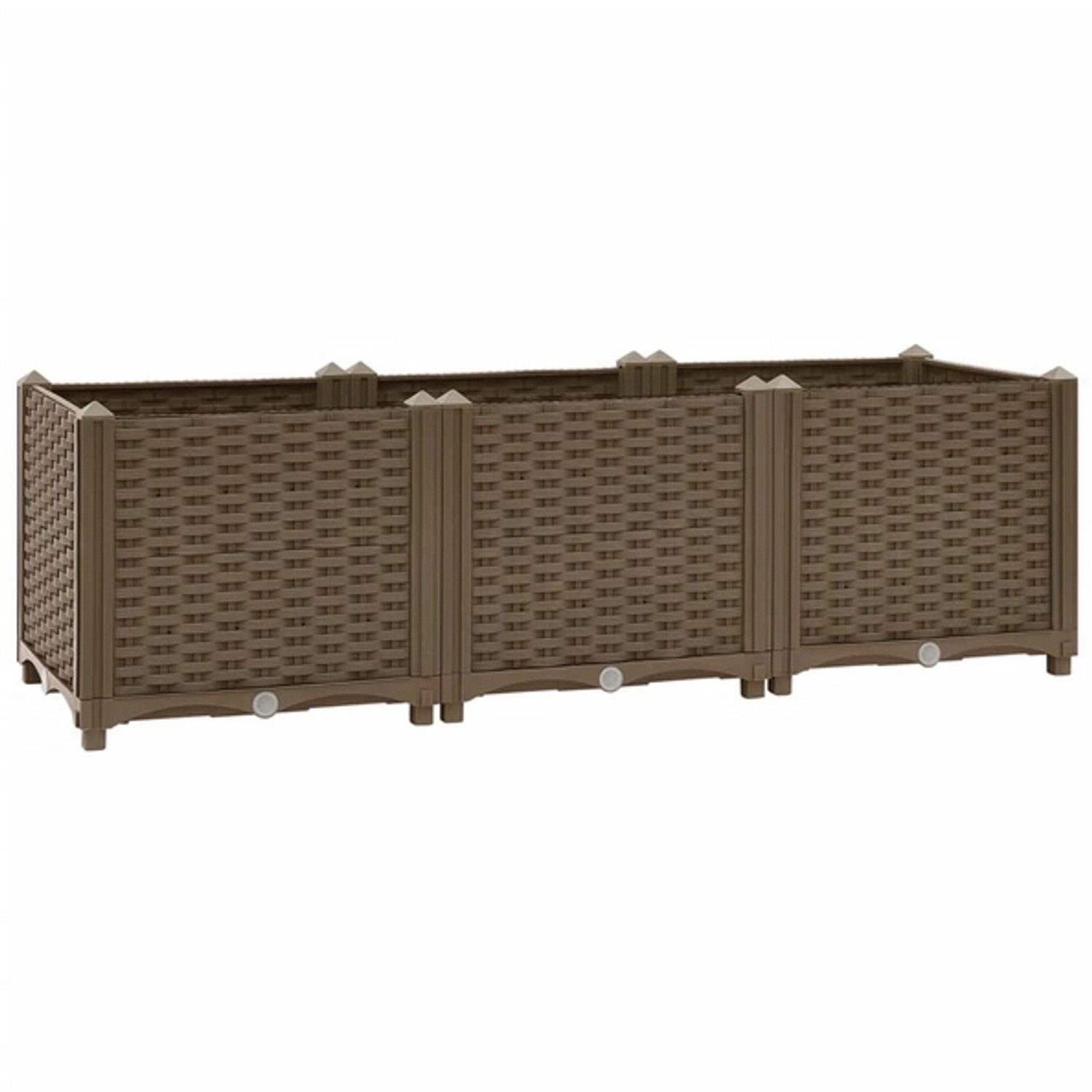 vidaXL Hochbeet 120x40x38 cm Polypropylen 836299 vidaXL Hochbeet 120x40x38 cm Polypropylen 836299 von VIDAXL