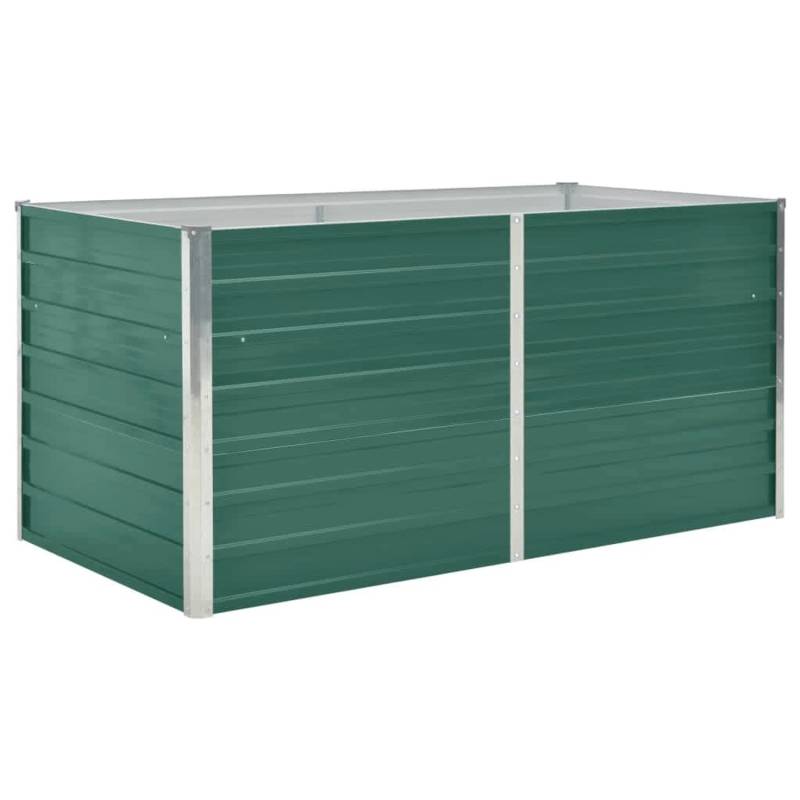 vidaXL Hochbeet 160 x 80 x 77 cm Stahl Grün 661628 von VIDAXL