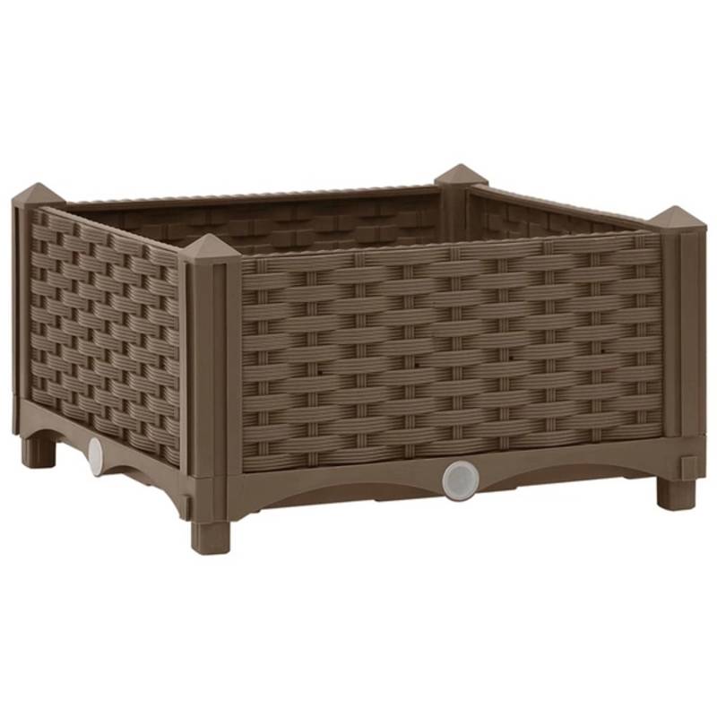 vidaXL Hochbeet 40x40x23 cm Polypropylen 836293 von VIDAXL