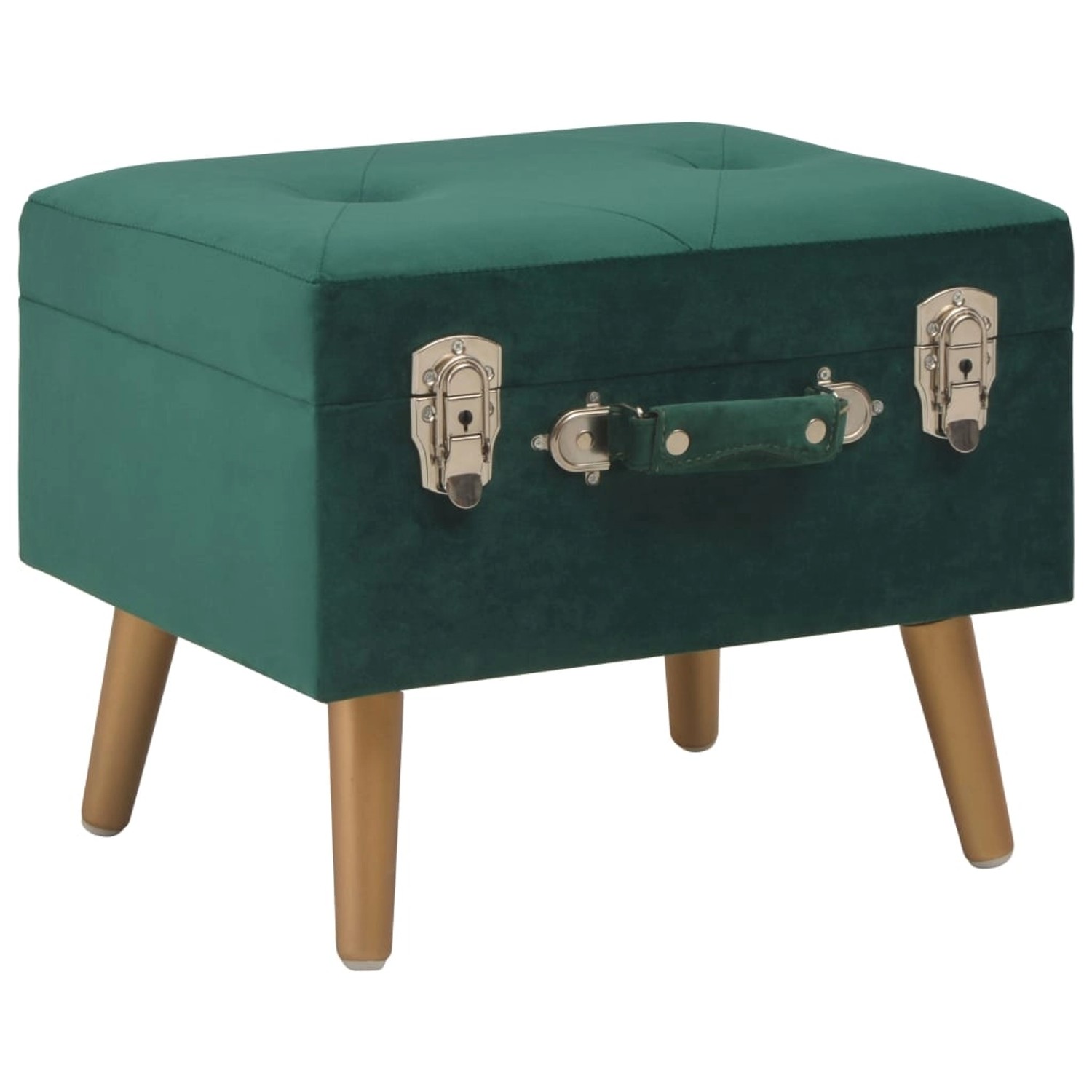 vidaXL Hocker mit Stauraum 3 Stk. Grün Samt vidaXL Hocker mit Stauraum 3 Stk. Grün Samt von VIDAXL