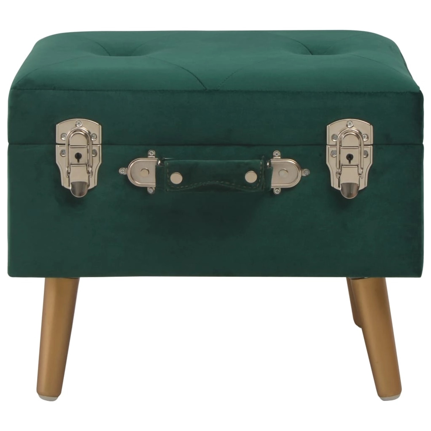 vidaXL Hocker mit Stauraum 40 cm Grün Samt vidaXL Hocker mit Stauraum 40 cm Grün Samt von VIDAXL
