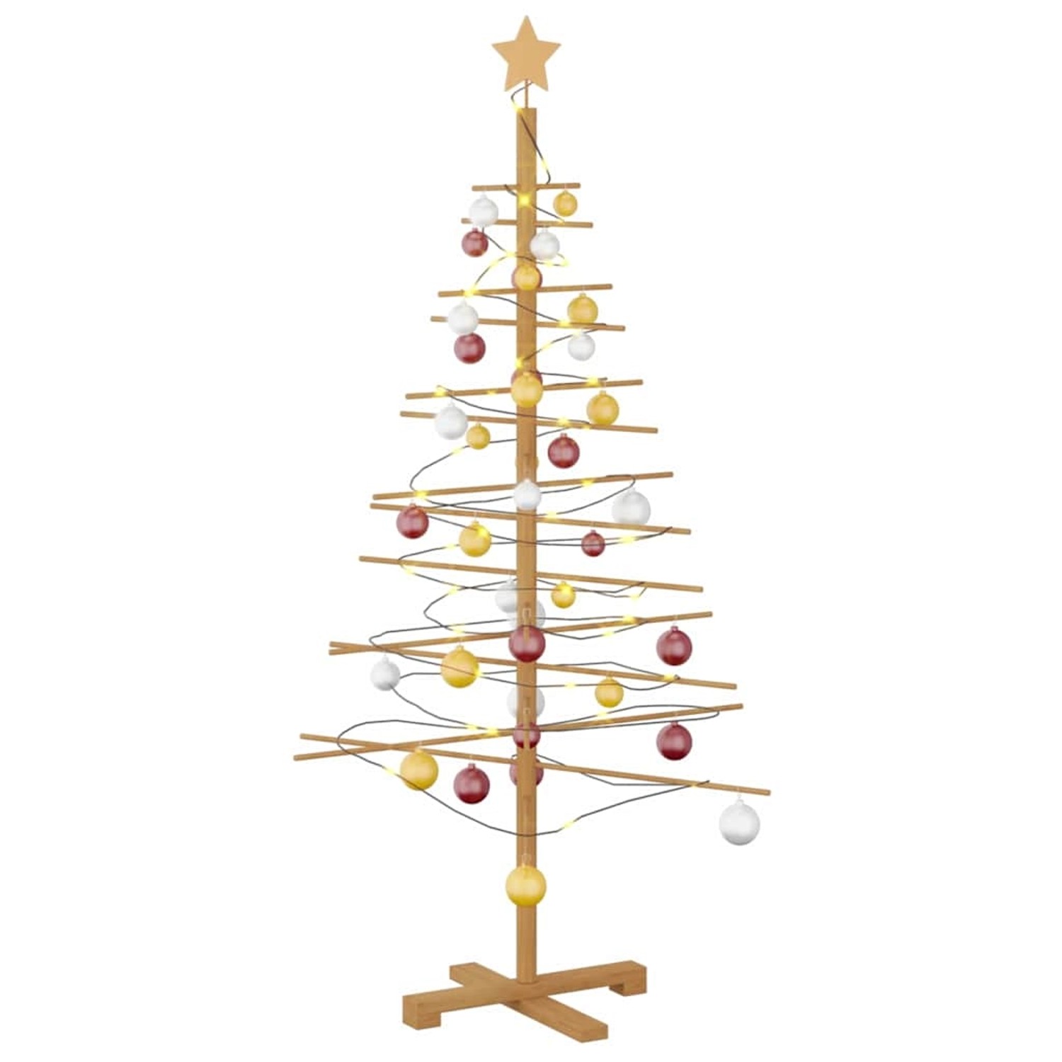 vidaXL Holz Weihnachtsbaum mit Ständer Braun 150 cm Bambus 42018051 vidaXL Holz Weihnachtsbaum mit Ständer Braun 150 cm Bambus 42018051 von VIDAXL