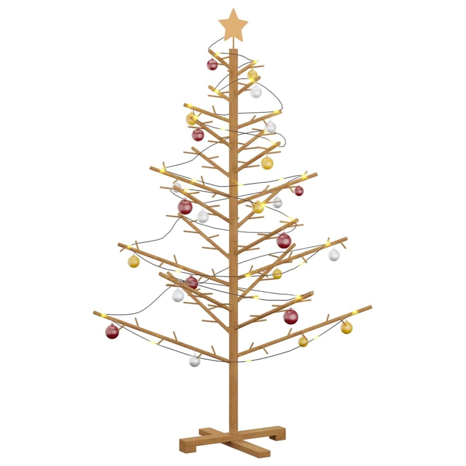 vidaXL Holz Weihnachtsbaum mit Ständer Braun 150 cm Massivholz Kiefer 42018061 vidaXL Holz Weihnachtsbaum mit Ständer Braun 150 cm Massivholz Kiefer 42018061 von VIDAXL
