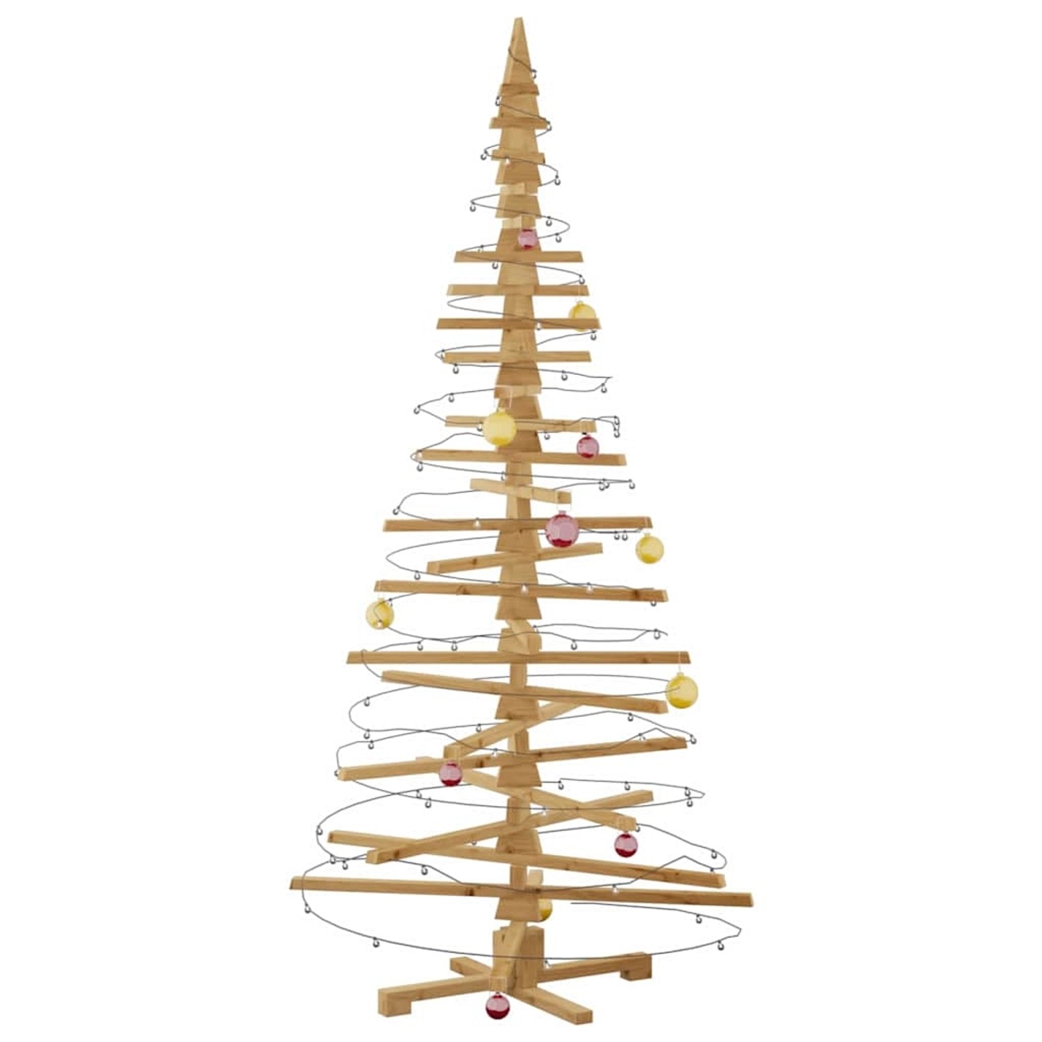 vidaXL Holz Weihnachtsbaum mit Ständer Braun 210 cm Massivholz Kiefer 42016702 vidaXL Holz Weihnachtsbaum mit Ständer Braun 210 cm Massivholz Kiefer 42016702 von VIDAXL