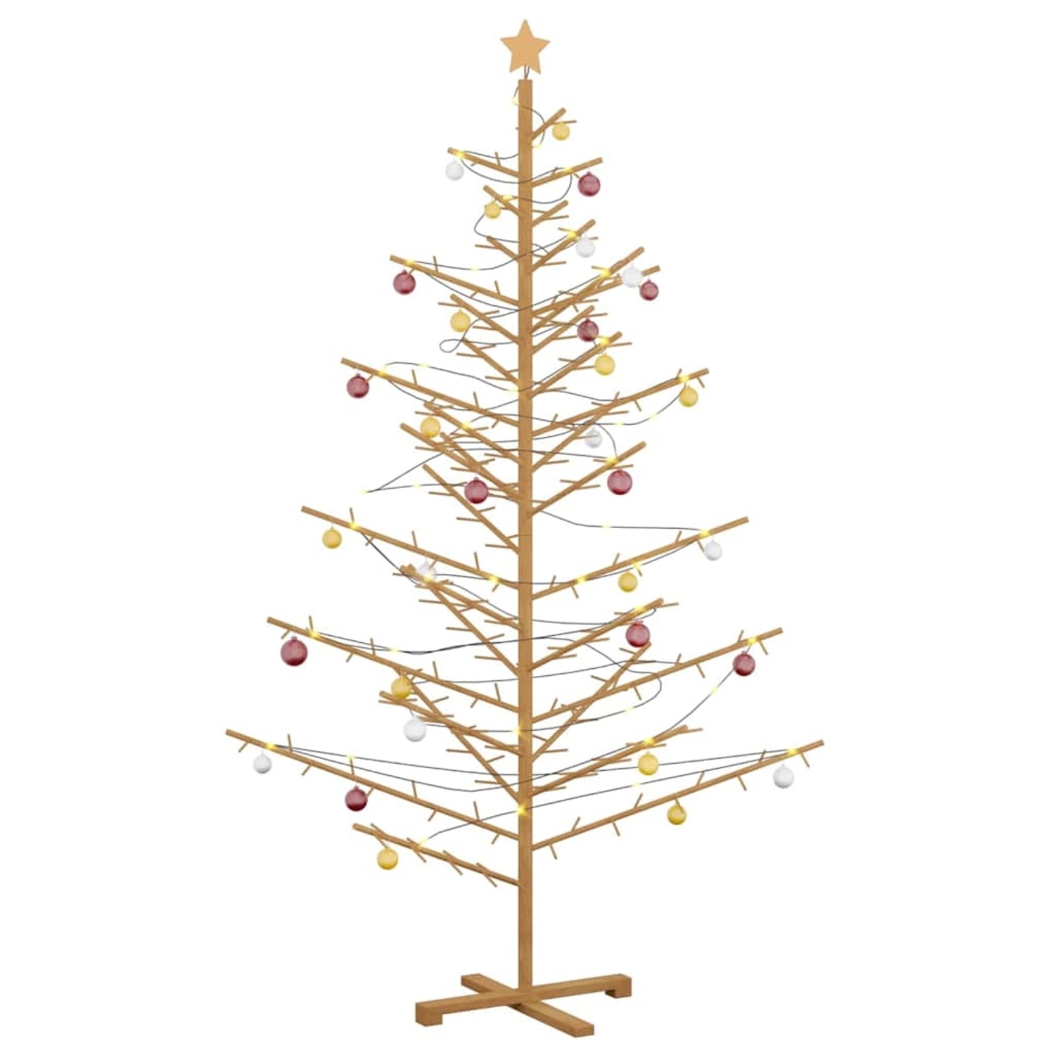 vidaXL Holz Weihnachtsbaum mit Ständer Braun 210 cm Massivholz Kiefer 42018063 vidaXL Holz Weihnachtsbaum mit Ständer Braun 210 cm Massivholz Kiefer 42018063 von VIDAXL
