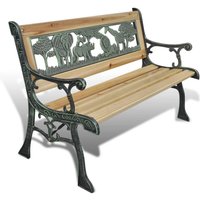 Bonnevie - Kinder-Gartenbank Ruhebank 84 cm Holz vidaXL von BONNEVIE