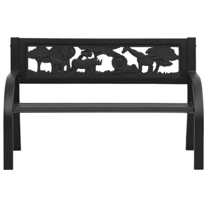 vidaXL Kinder-Gartenbank 86 cm Stahl von VIDAXL