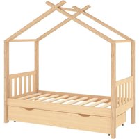 Kinderbett mit Schublade Massivholz Kiefer 80x160 cm Vidaxl Kinderbett mit Schublade Massivholz Kiefer 80x160 cm Vidaxl von VIDAXL