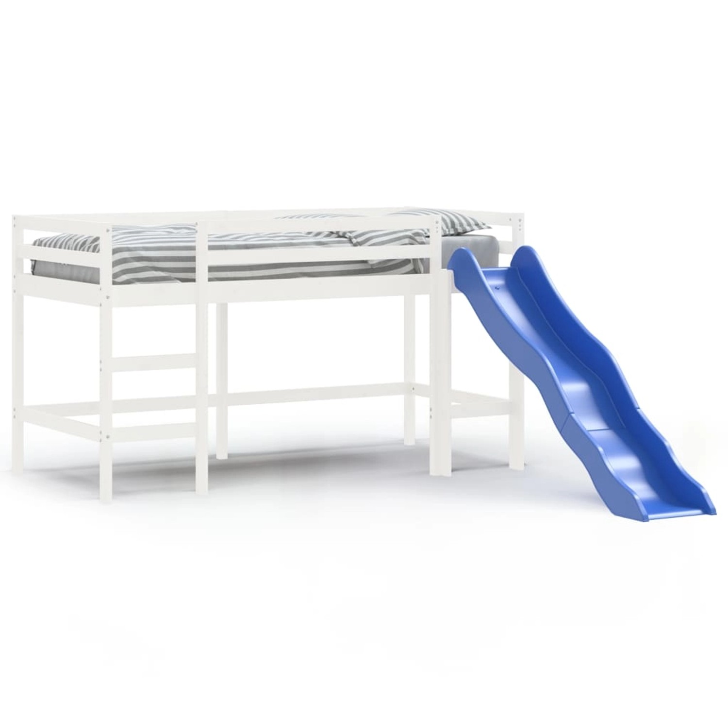 vidaXL Kinderhochbett mit Rutsche Weiß 90x200 cm Massivholz Kiefer1926857 vidaXL Kinderhochbett mit Rutsche Weiß 90x200 cm Massivholz Kiefer1926857 von VIDAXL