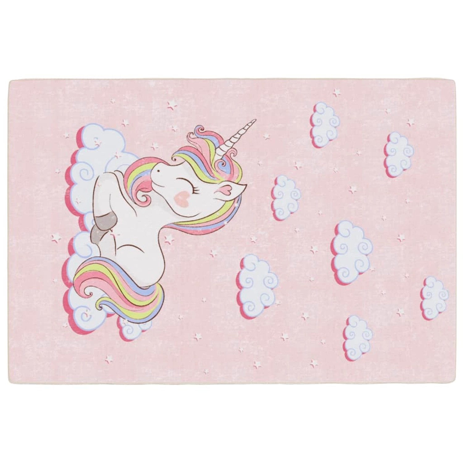vidaXL Kinderteppich Rosa 160x230 Cm Einhorn Waschbar Rutschfest 1927562 vidaXL Kinderteppich Rosa 160x230 Cm Einhorn Waschbar Rutschfest 1927562 von VIDAXL