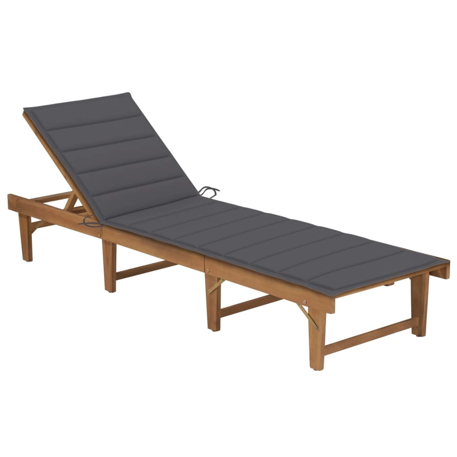 vidaXL Klappbare Sonnenliege mit Auflage Akazie Massivholz 3064164 vidaXL Klappbare Sonnenliege mit Auflage Akazie Massivholz 3064164 von VIDAXL