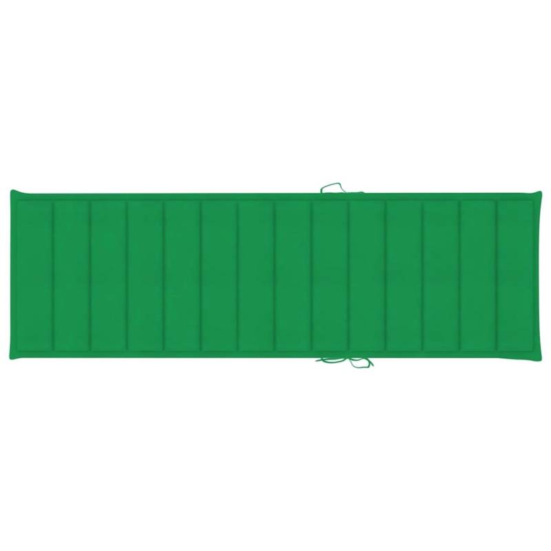 vidaXL Klappbare Sonnenliege mit Auflage Akazie Massivholz 3064169 von VIDAXL