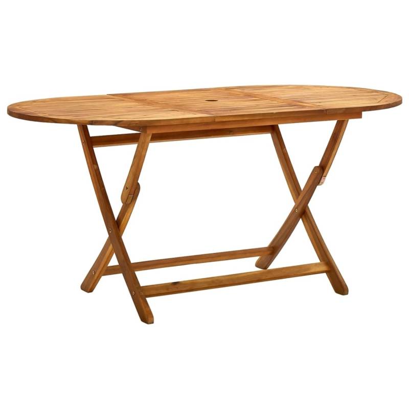 vidaXL Klappbarer Gartentisch 160x85x75 cm Massivholz Akazie 313324 von VIDAXL