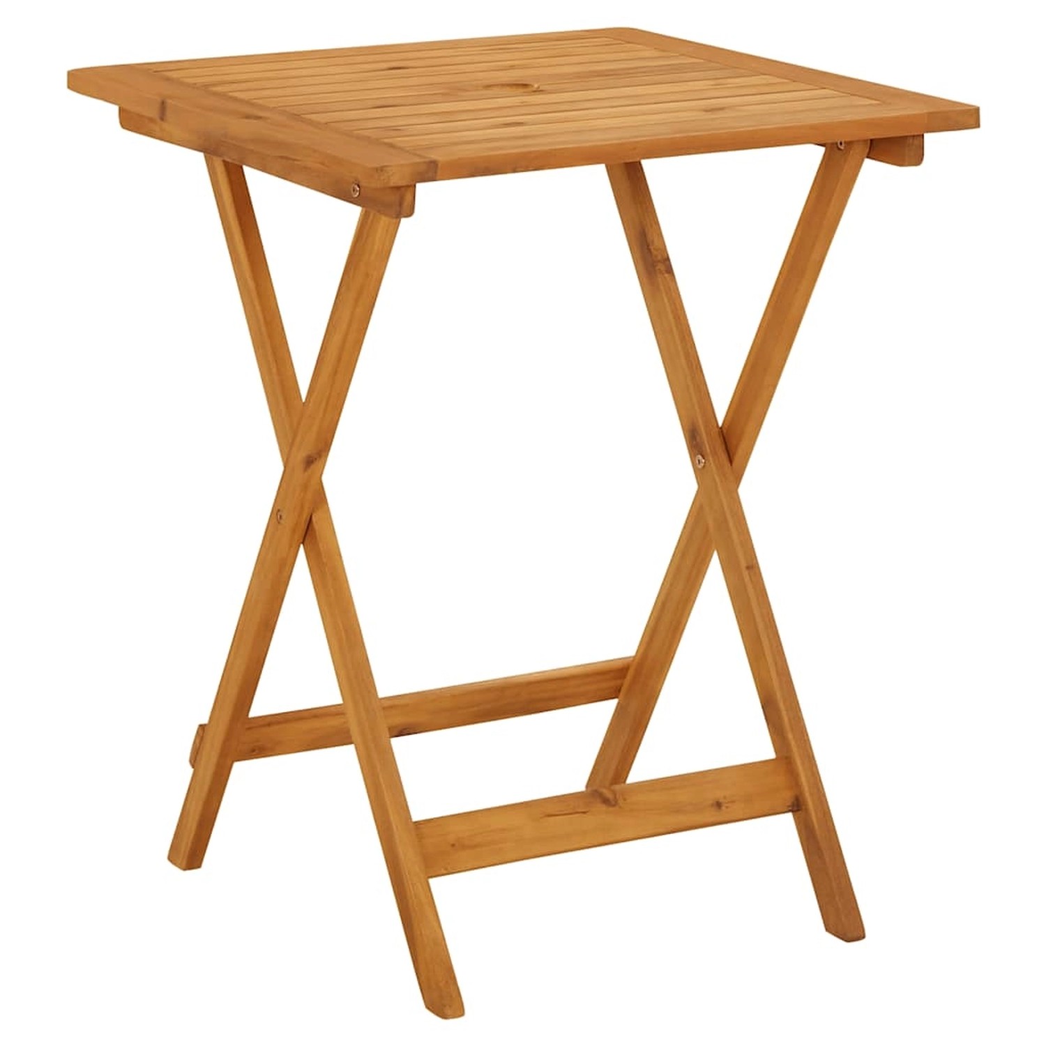 vidaXL Klappbarer Gartentisch 60x60x75 cm Massivholz Akazie 313595 vidaXL Klappbarer Gartentisch 60x60x75 cm Massivholz Akazie 313595 von VIDAXL