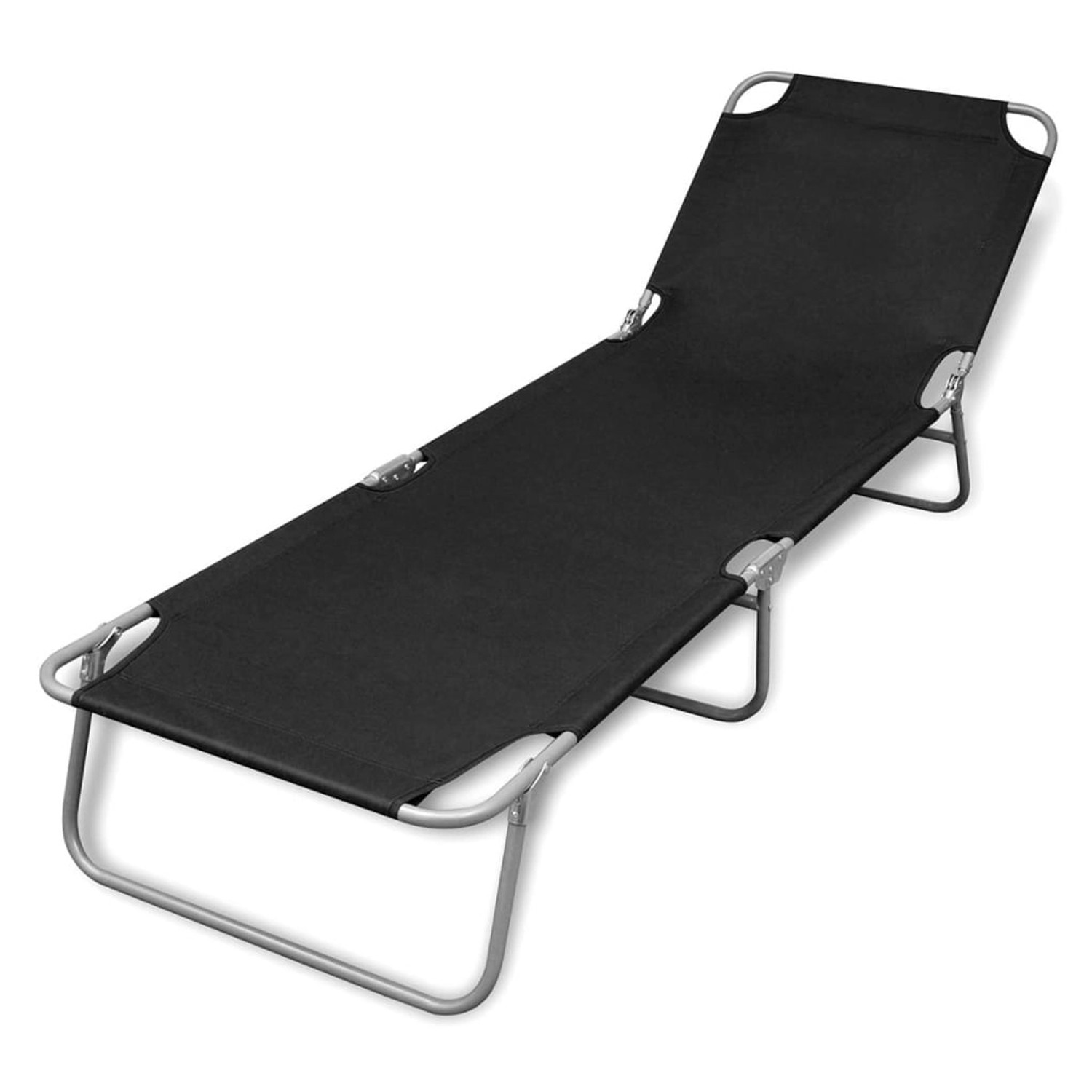 vidaXL Klappliege Pulverbeschichteter Stahl Schwarz 41478 vidaXL Klappliege Pulverbeschichteter Stahl Schwarz 41478 von VIDAXL