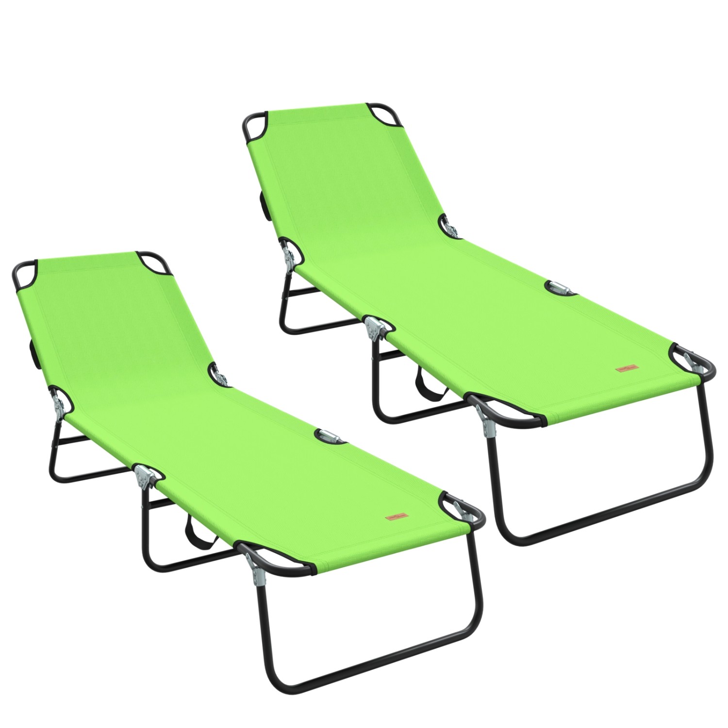 vidaXL Klappliegen 2 Stk Tragbar Grün 600D Oxford-Gewebe 42003150 vidaXL Klappliegen 2 Stk Tragbar Grün 600D Oxford-Gewebe 42003150 von VIDAXL