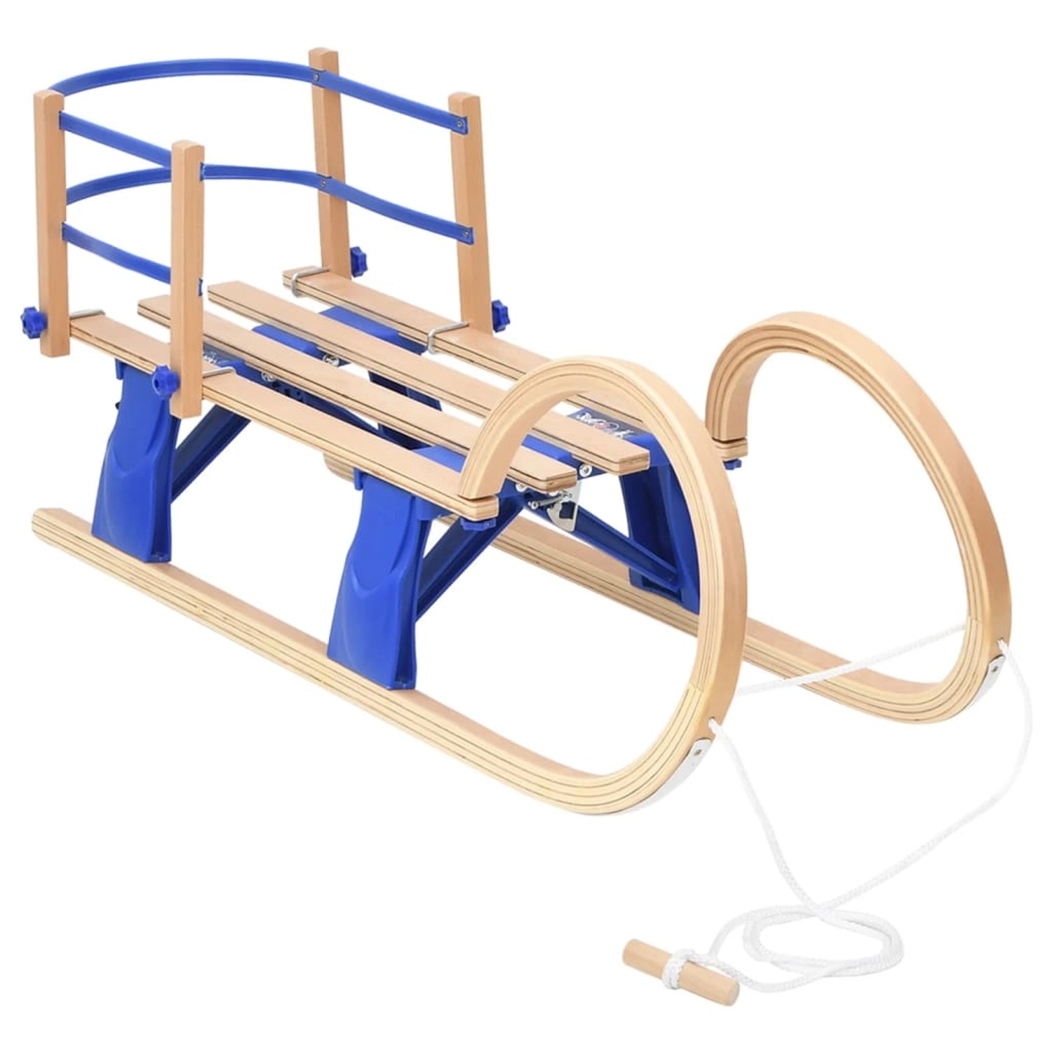 vidaXL Klappschlitten mit Rückenlehne 110 cm Sperrholz vidaXL Klappschlitten mit Rückenlehne 110 cm Sperrholz von VIDAXL