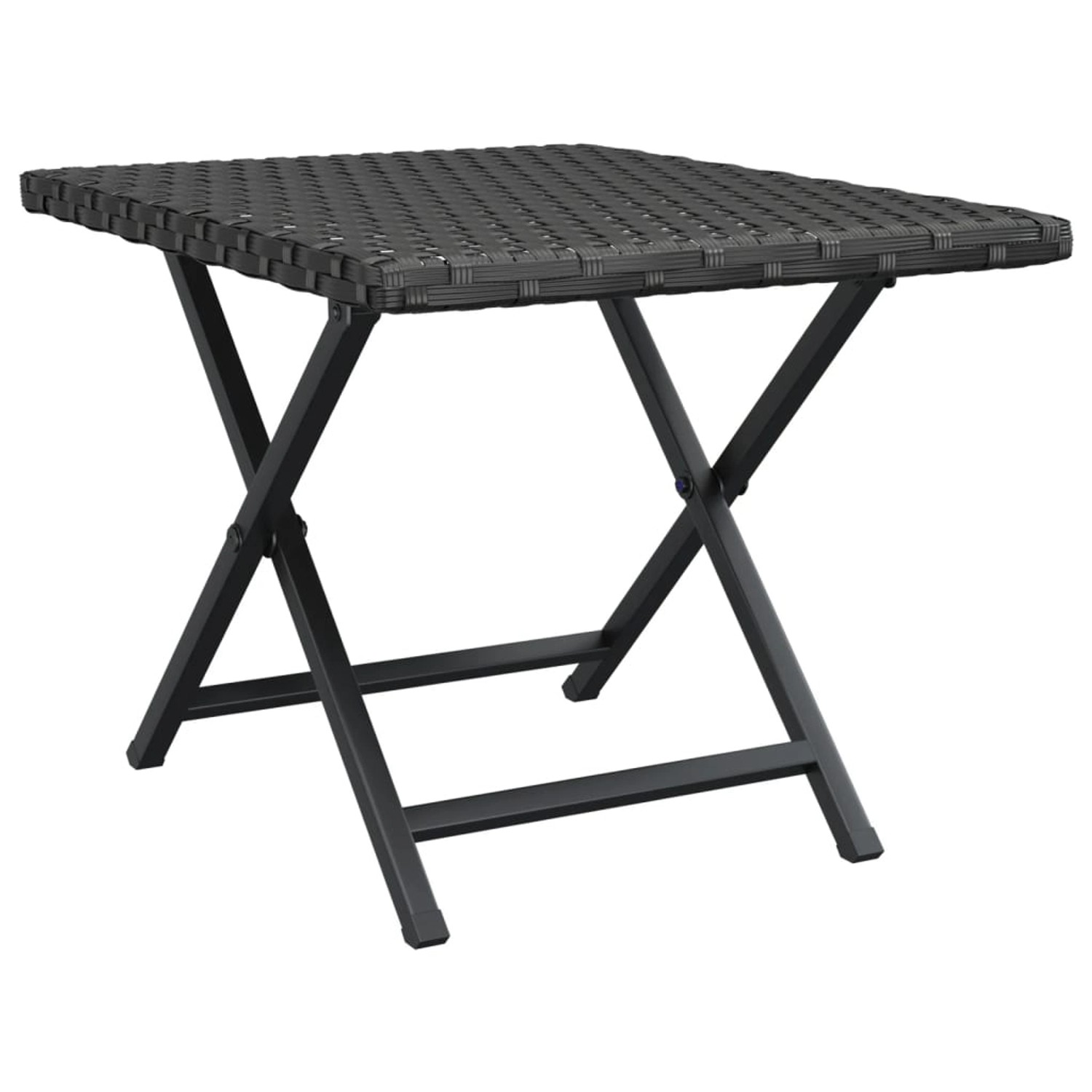 vidaXL Klapptisch Schwarz 45x35x32 cm Poly Rattan 362251 vidaXL Klapptisch Schwarz 45x35x32 cm Poly Rattan 362251 von VIDAXL
