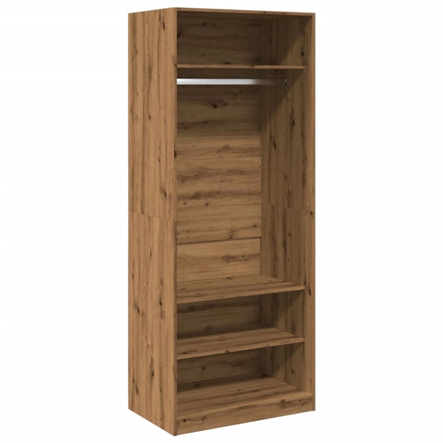 vidaXL Kleiderschrank Artisan-Eiche 80x50x200 cm Holzwerkstoff vidaXL Kleiderschrank Artisan-Eiche 80x50x200 cm Holzwerkstoff von VIDAXL