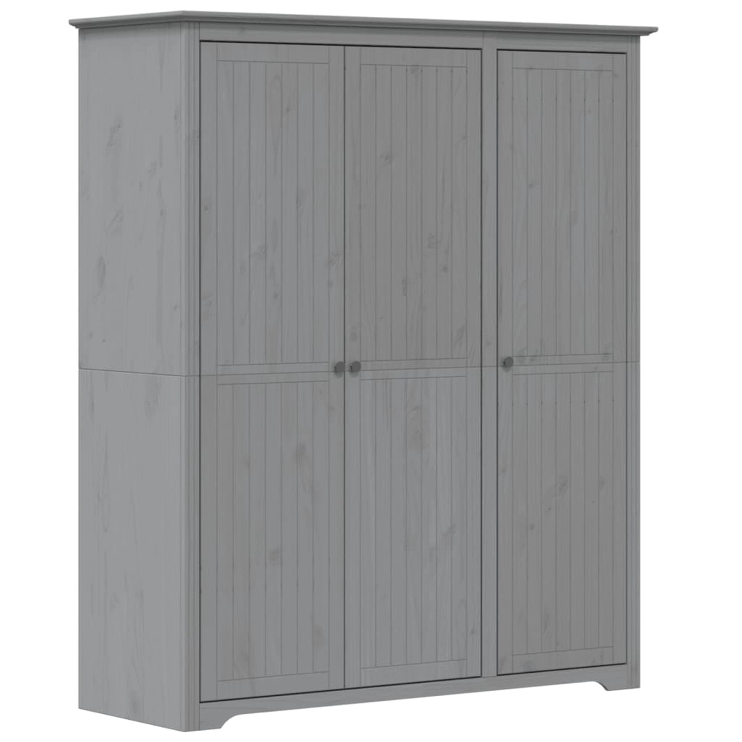 vidaXL Kleiderschrank BODO Grau 151,5x52x176,5 cm Massivholz Kiefer vidaXL Kleiderschrank BODO Grau 151,5x52x176,5 cm Massivholz Kiefer von VIDAXL