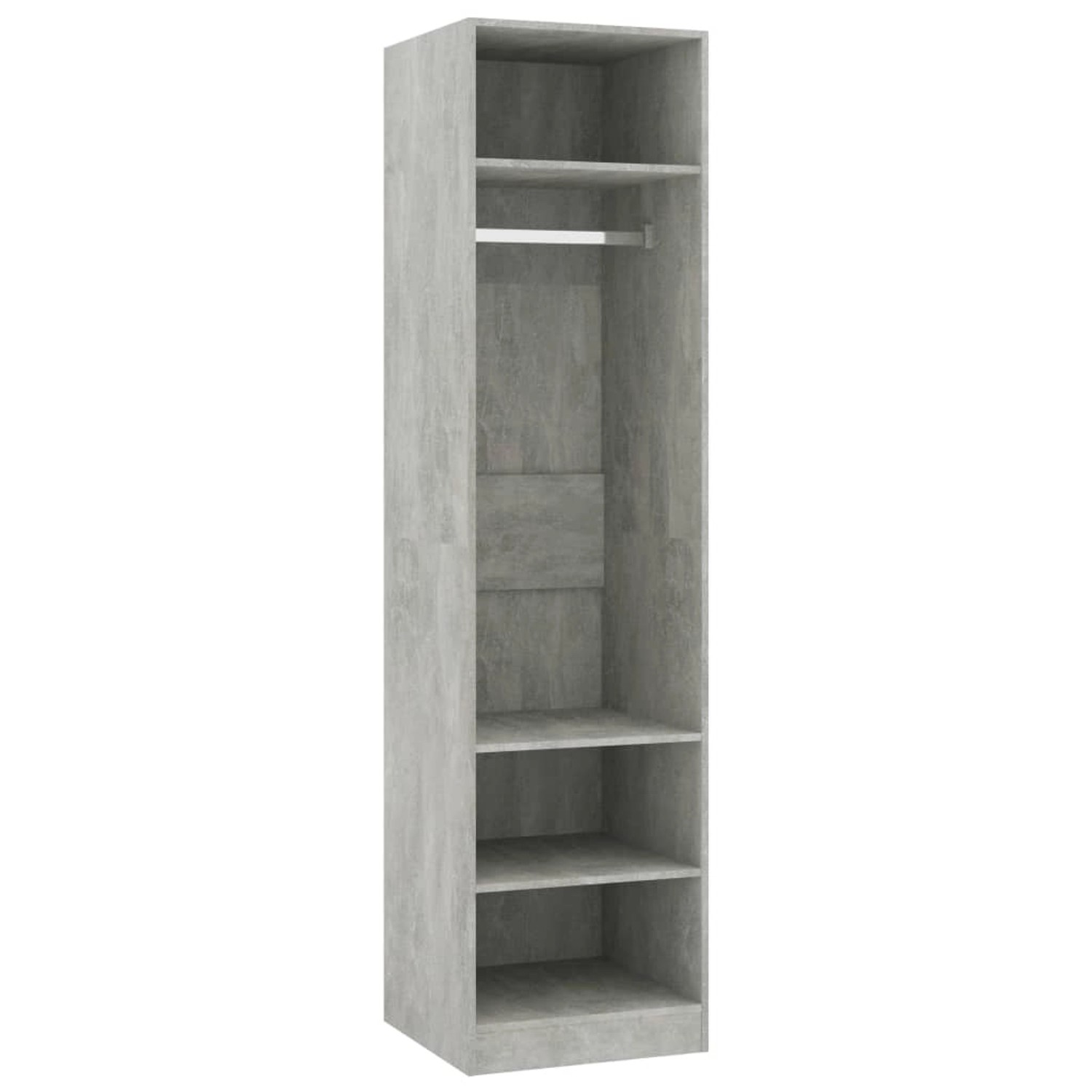 vidaXL Kleiderschrank Betongrau 50x50x200 cm Holzwerkstoff vidaXL Kleiderschrank Betongrau 50x50x200 cm Holzwerkstoff von VIDAXL