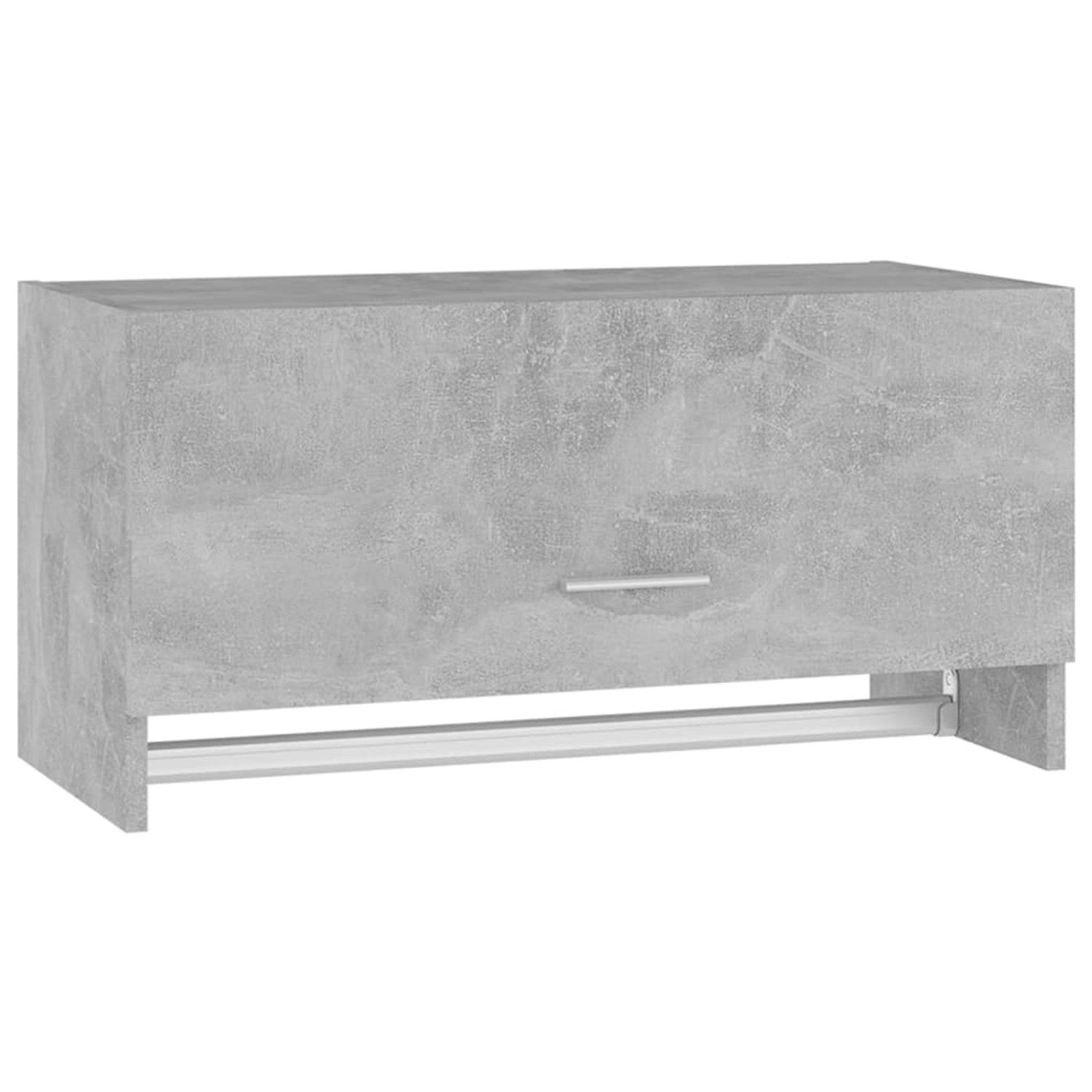 vidaXL Kleiderschrank Betongrau 70x32,5x35cm Holzwerkstoff vidaXL Kleiderschrank Betongrau 70x32,5x35cm Holzwerkstoff von VIDAXL