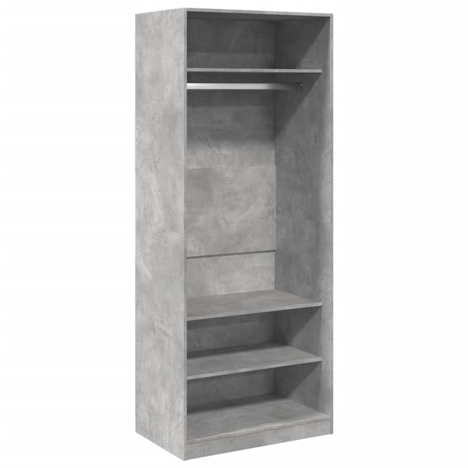 vidaXL Kleiderschrank Betongrau 80x50x200 cm Holzwerkstoff vidaXL Kleiderschrank Betongrau 80x50x200 cm Holzwerkstoff von VIDAXL