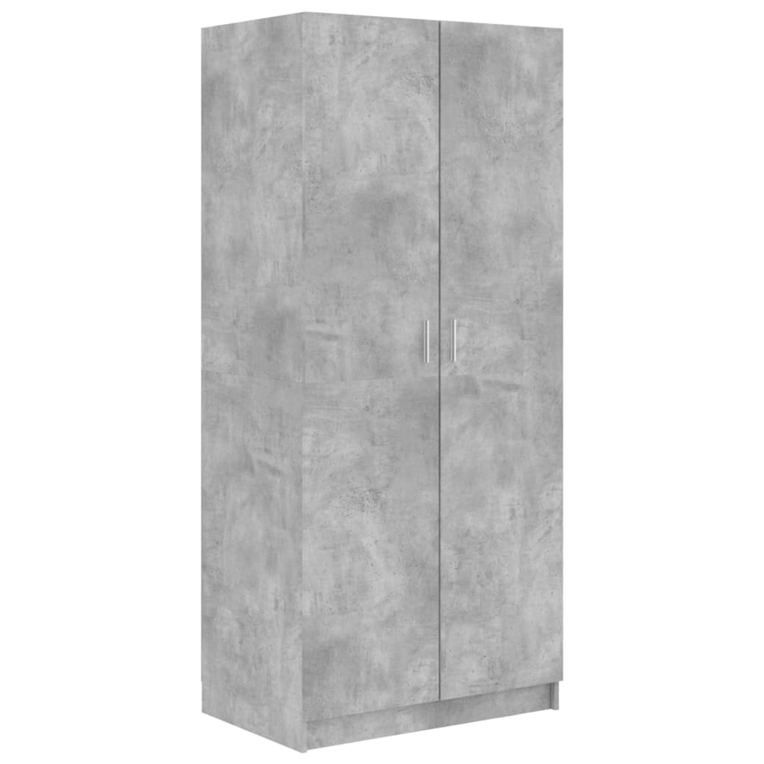 vidaXL Kleiderschrank Betongrau 80x52x180 cm Holzwerkstoff Modell 1 vidaXL Kleiderschrank Betongrau 80x52x180 cm Holzwerkstoff Modell 1 von VIDAXL