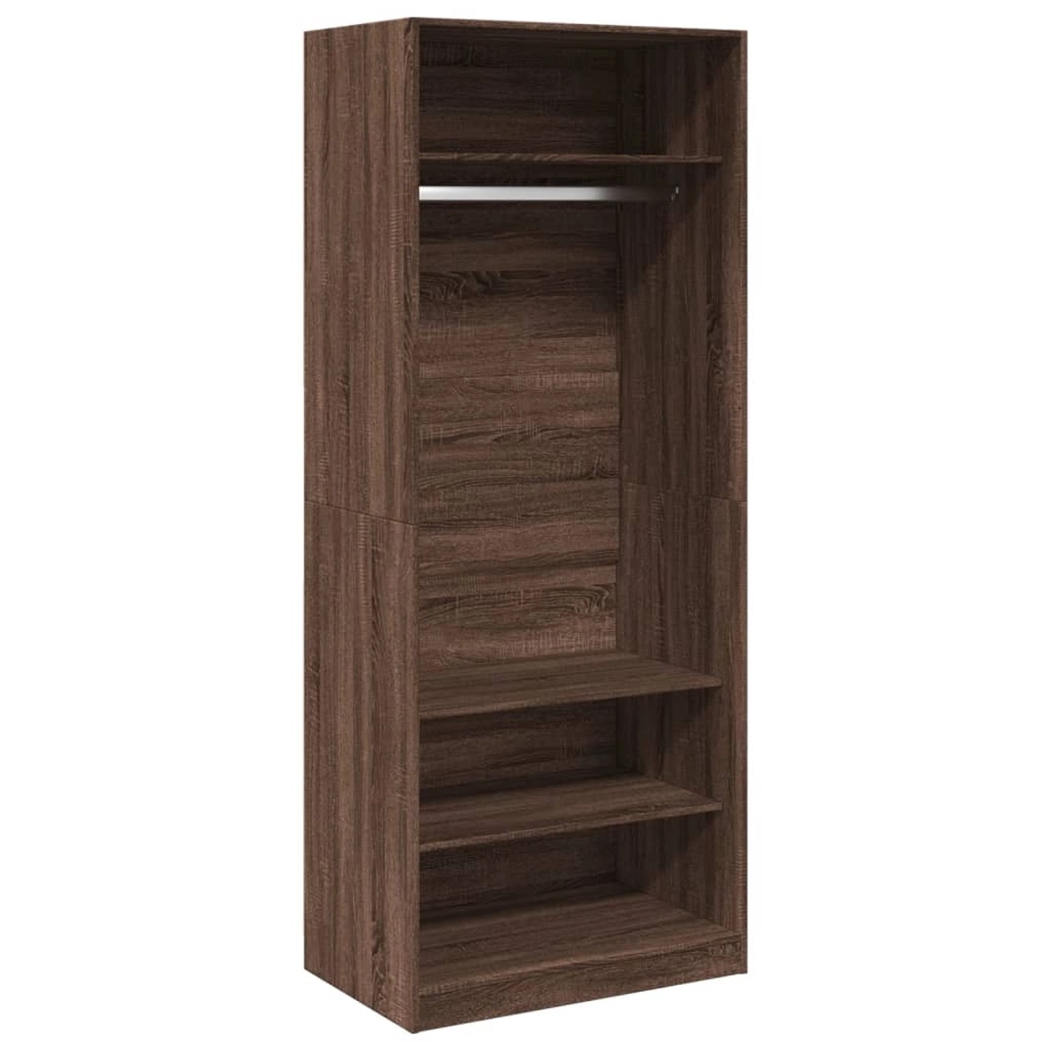 vidaXL Kleiderschrank Braun Eichen-Optik 80x50x200 cm Holzwerkstoff Modell 1 vidaXL Kleiderschrank Braun Eichen-Optik 80x50x200 cm Holzwerkstoff Modell 1 von VIDAXL