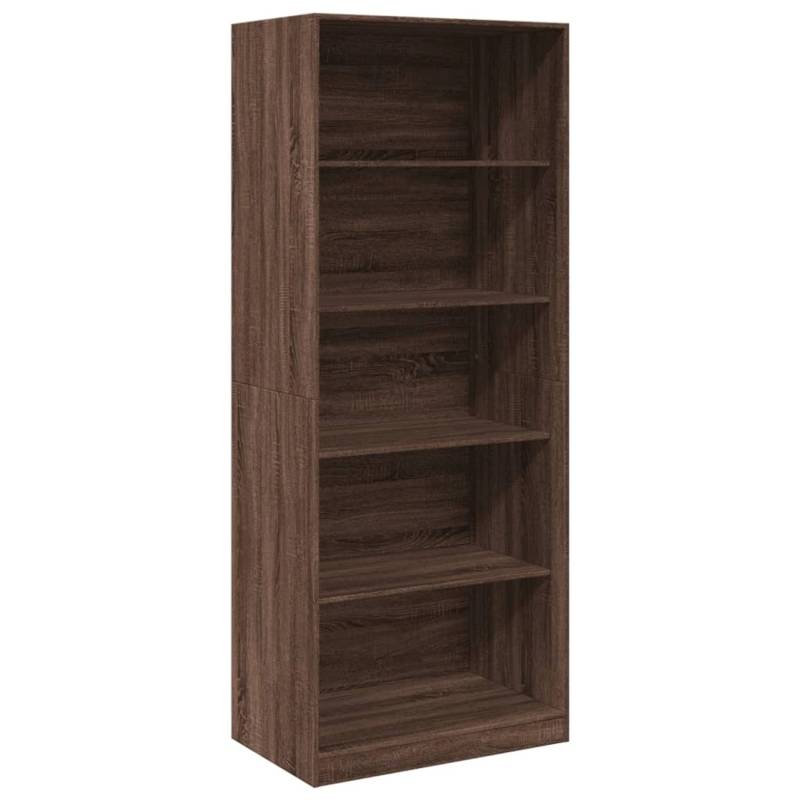 vidaXL Kleiderschrank Braun Eichen-Optik 80x50x200 cm Holzwerkstoff Modell 2 von VIDAXL