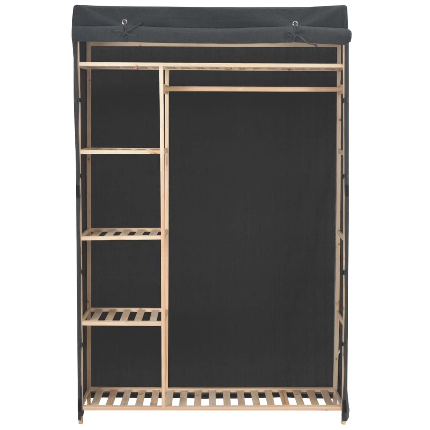 vidaXL Kleiderschrank Grau 110 x 40 x 170 cm Stoff vidaXL Kleiderschrank Grau 110 x 40 x 170 cm Stoff von VIDAXL