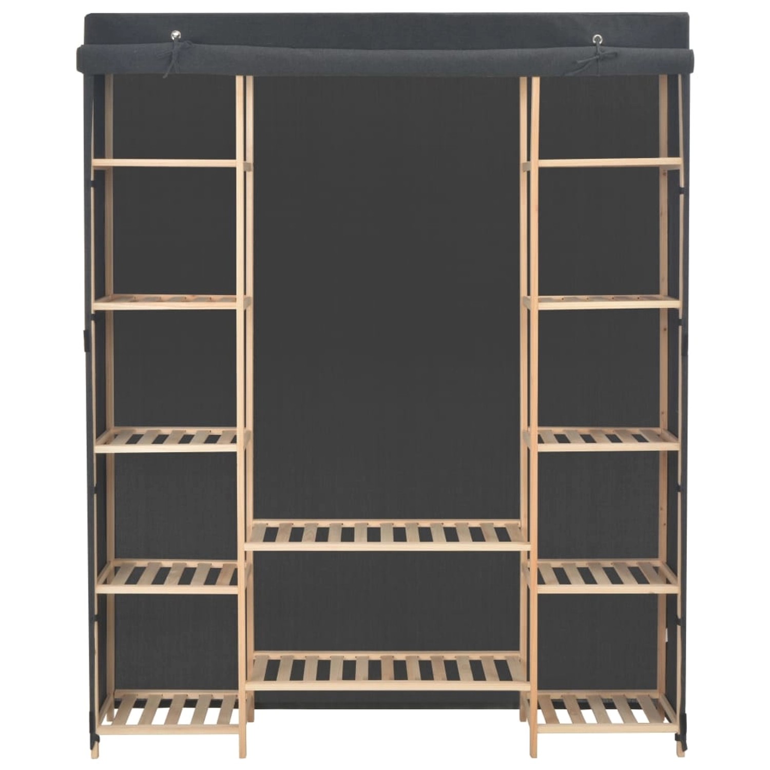 vidaXL Kleiderschrank Grau 135 x 40 x 170 cm Stoff vidaXL Kleiderschrank Grau 135 x 40 x 170 cm Stoff von VIDAXL