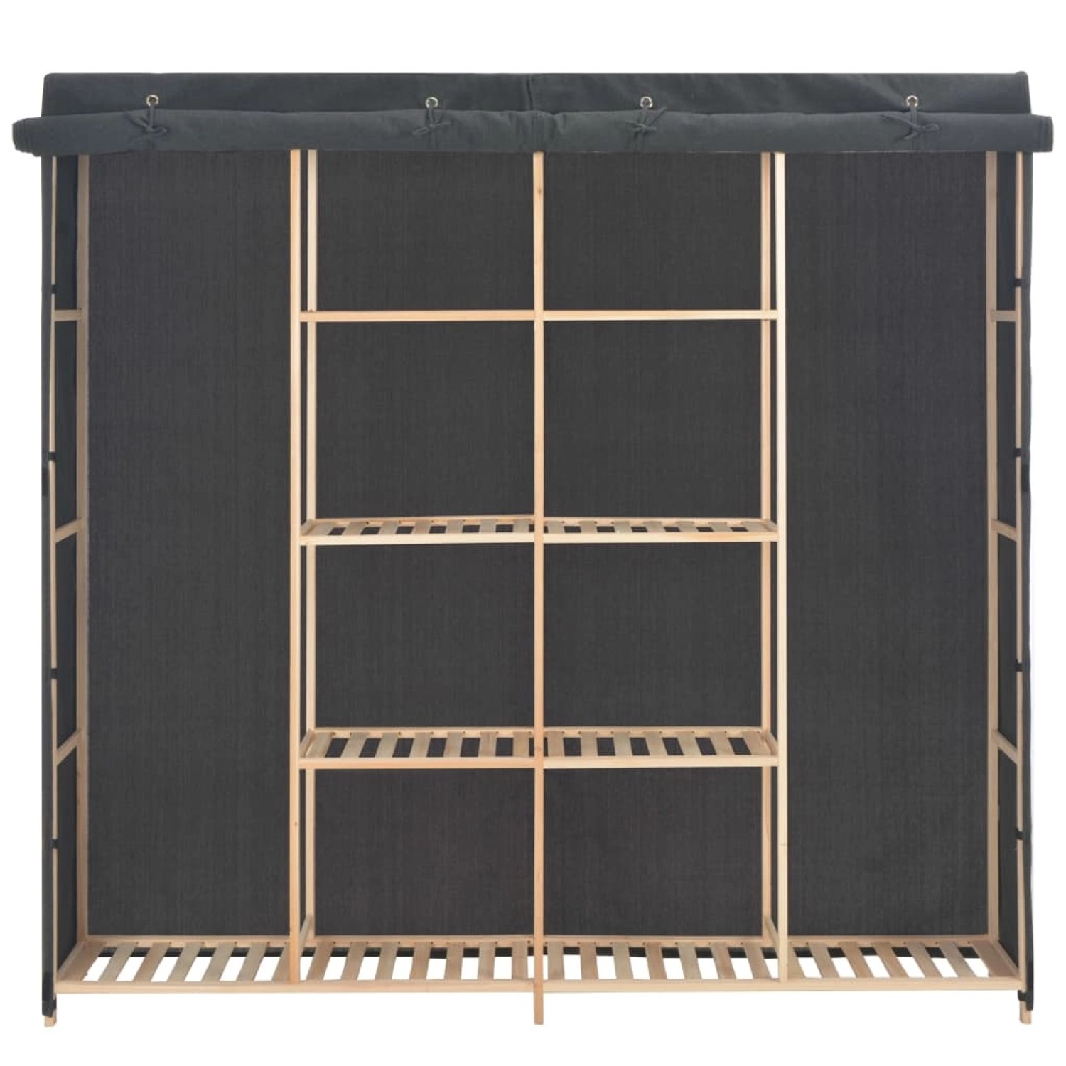 vidaXL Kleiderschrank Grau 173 x 40 x 170 cm Stoff vidaXL Kleiderschrank Grau 173 x 40 x 170 cm Stoff von VIDAXL