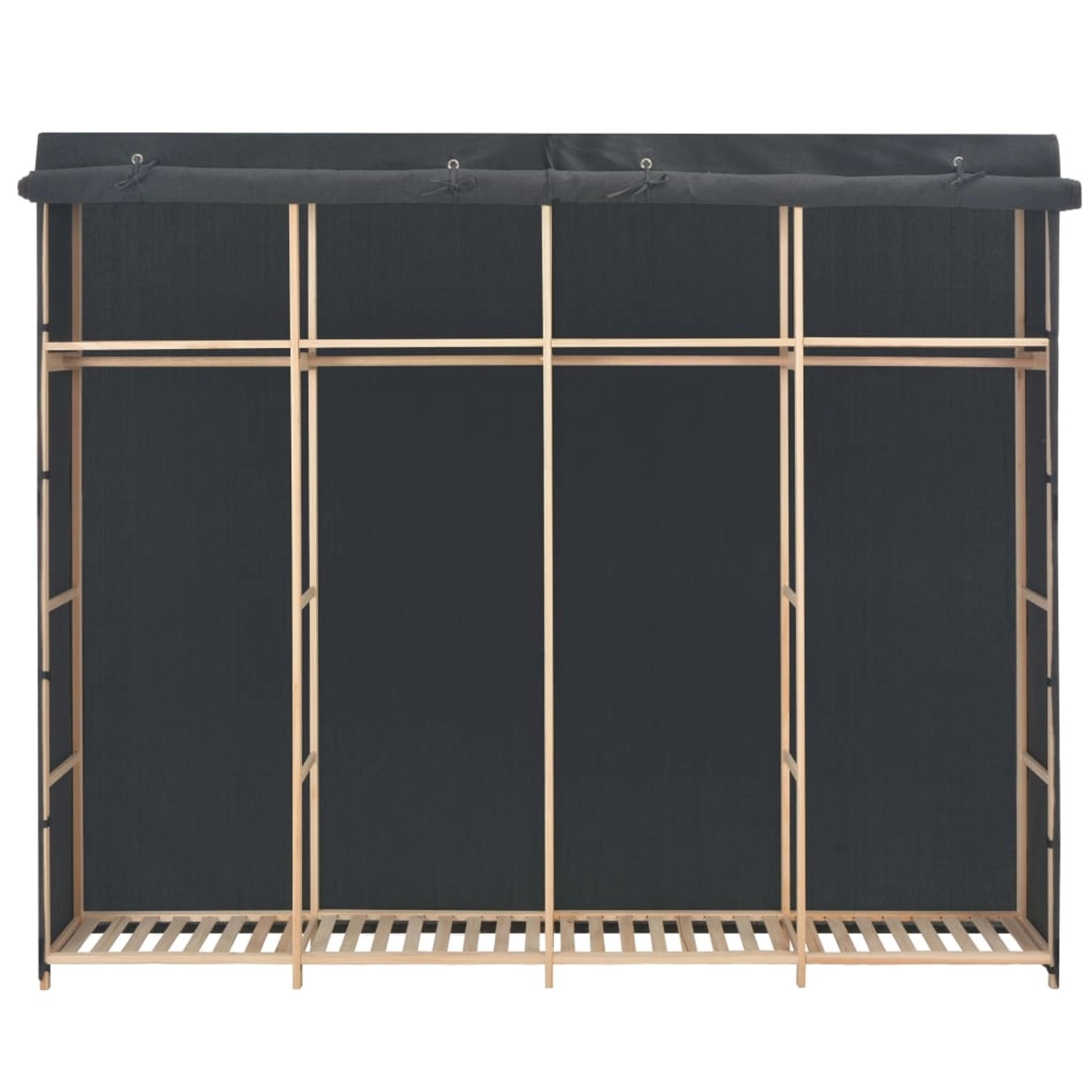 vidaXL Kleiderschrank Grau 200 x 40 x 170 cm Stoff vidaXL Kleiderschrank Grau 200 x 40 x 170 cm Stoff von VIDAXL