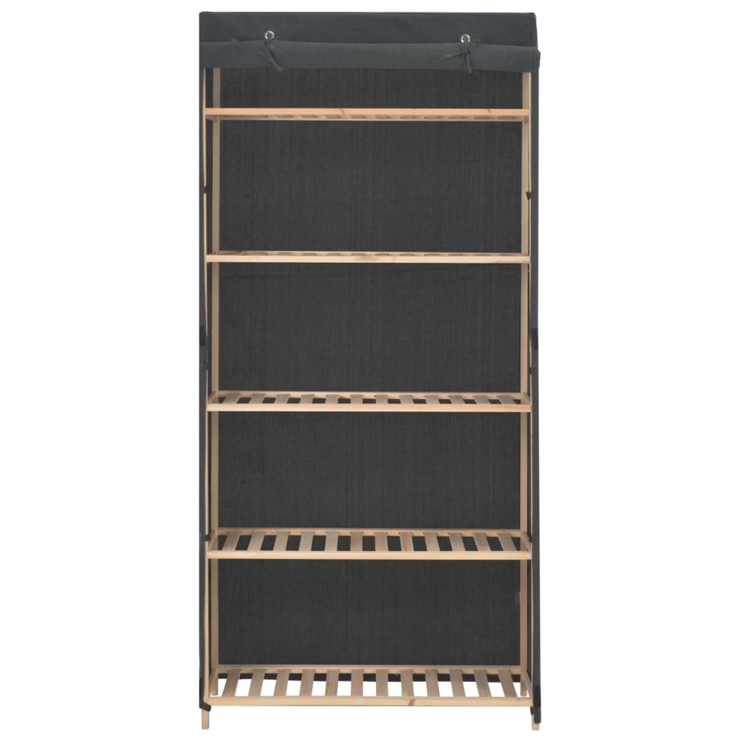 vidaXL Kleiderschrank Grau 79 x 40 x 170 cm Stoff Modell 1 vidaXL Kleiderschrank Grau 79 x 40 x 170 cm Stoff Modell 1 von VIDAXL