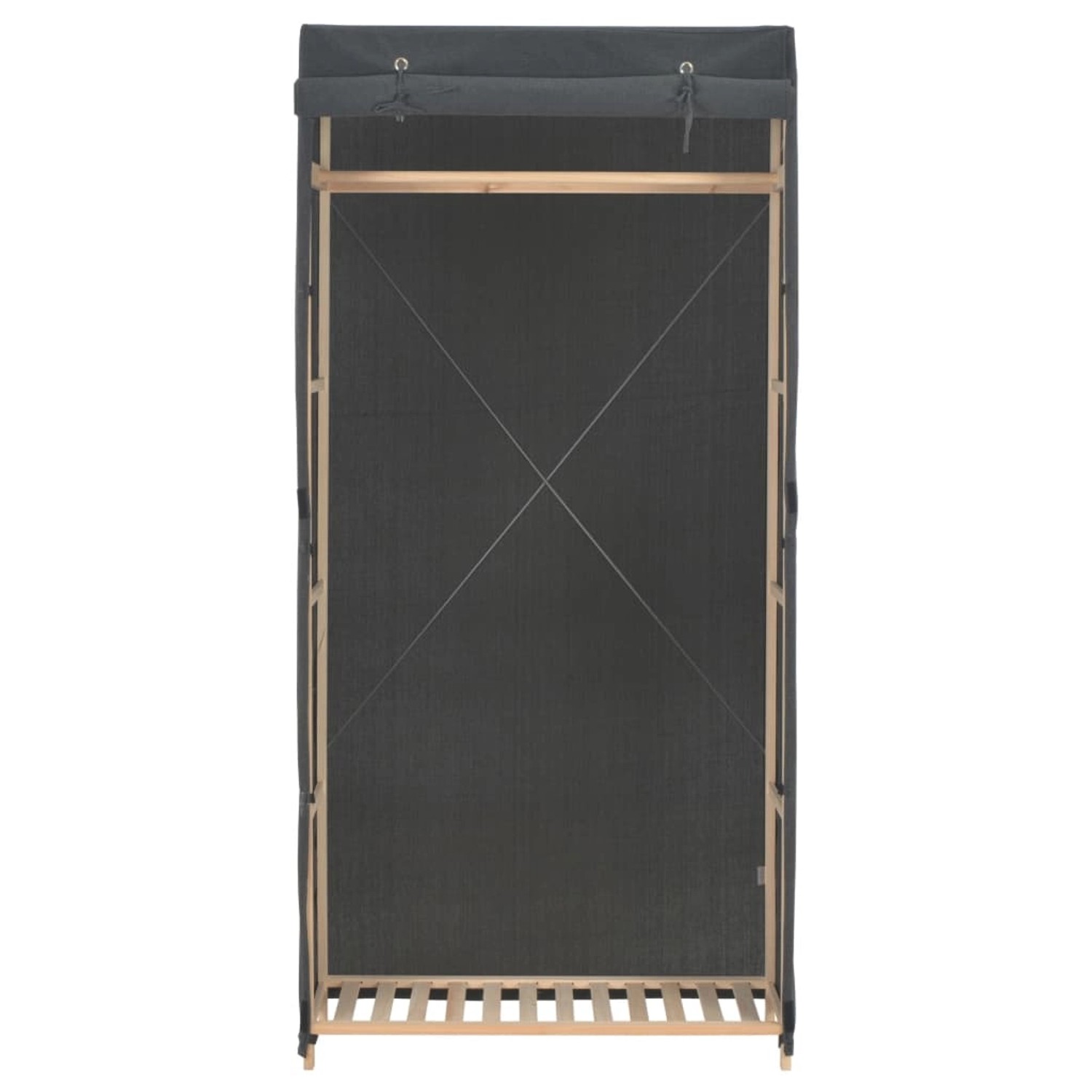 vidaXL Kleiderschrank Grau 79 x 40 x 170 cm Stoff Modell 2 vidaXL Kleiderschrank Grau 79 x 40 x 170 cm Stoff Modell 2 von VIDAXL