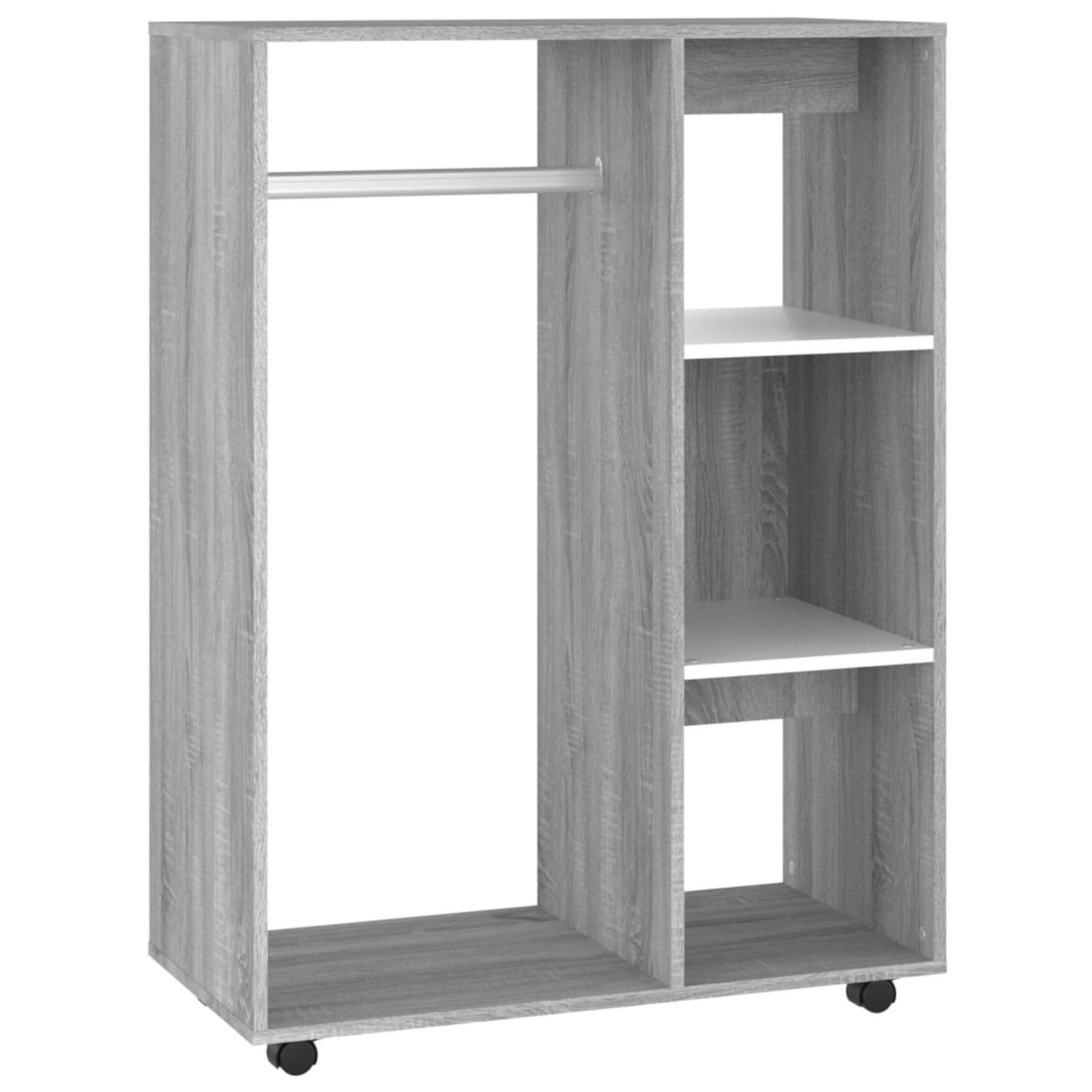 vidaXL Kleiderschrank Grau Sonoma 80x40x110 cm Holzwerkstoff von VIDAXL