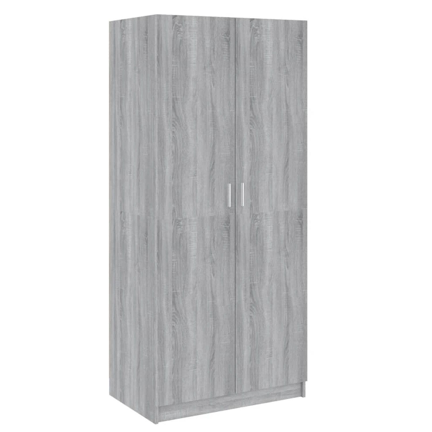 vidaXL Kleiderschrank Grau Sonoma 80x52x180 cm Holzwerkstoff vidaXL Kleiderschrank Grau Sonoma 80x52x180 cm Holzwerkstoff von VIDAXL