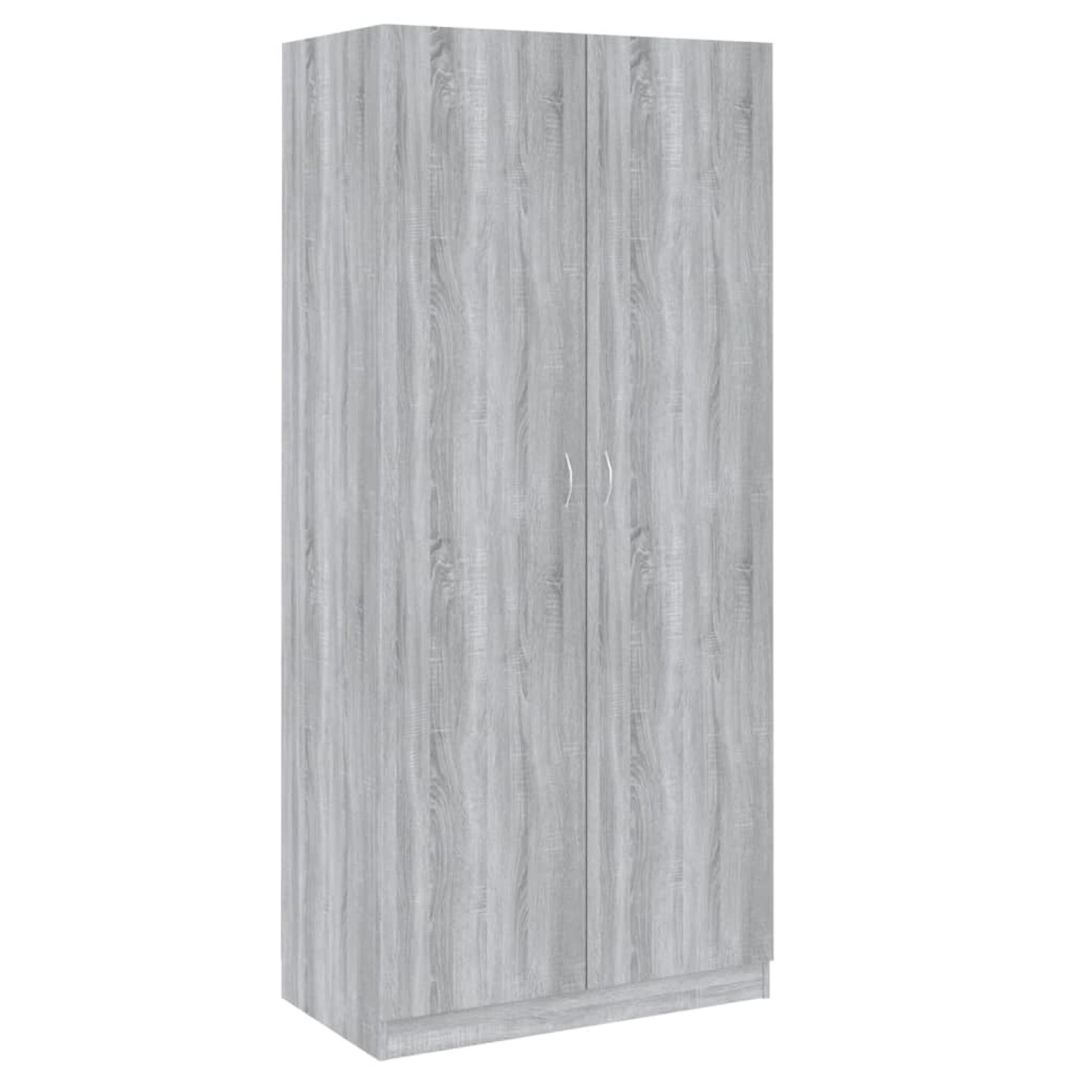 vidaXL Kleiderschrank Grau Sonoma 90x52x200 cm Holzwerkstoff vidaXL Kleiderschrank Grau Sonoma 90x52x200 cm Holzwerkstoff von VIDAXL