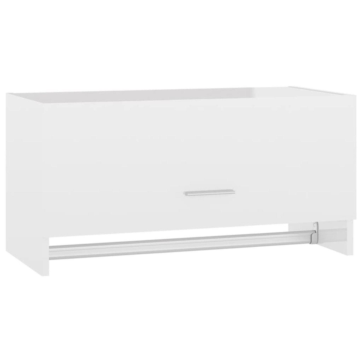 vidaXL Kleiderschrank Hochglanz-Weiß 70x32,5x35 cm Holzwerkstoff vidaXL Kleiderschrank Hochglanz-Weiß 70x32,5x35 cm Holzwerkstoff von VIDAXL