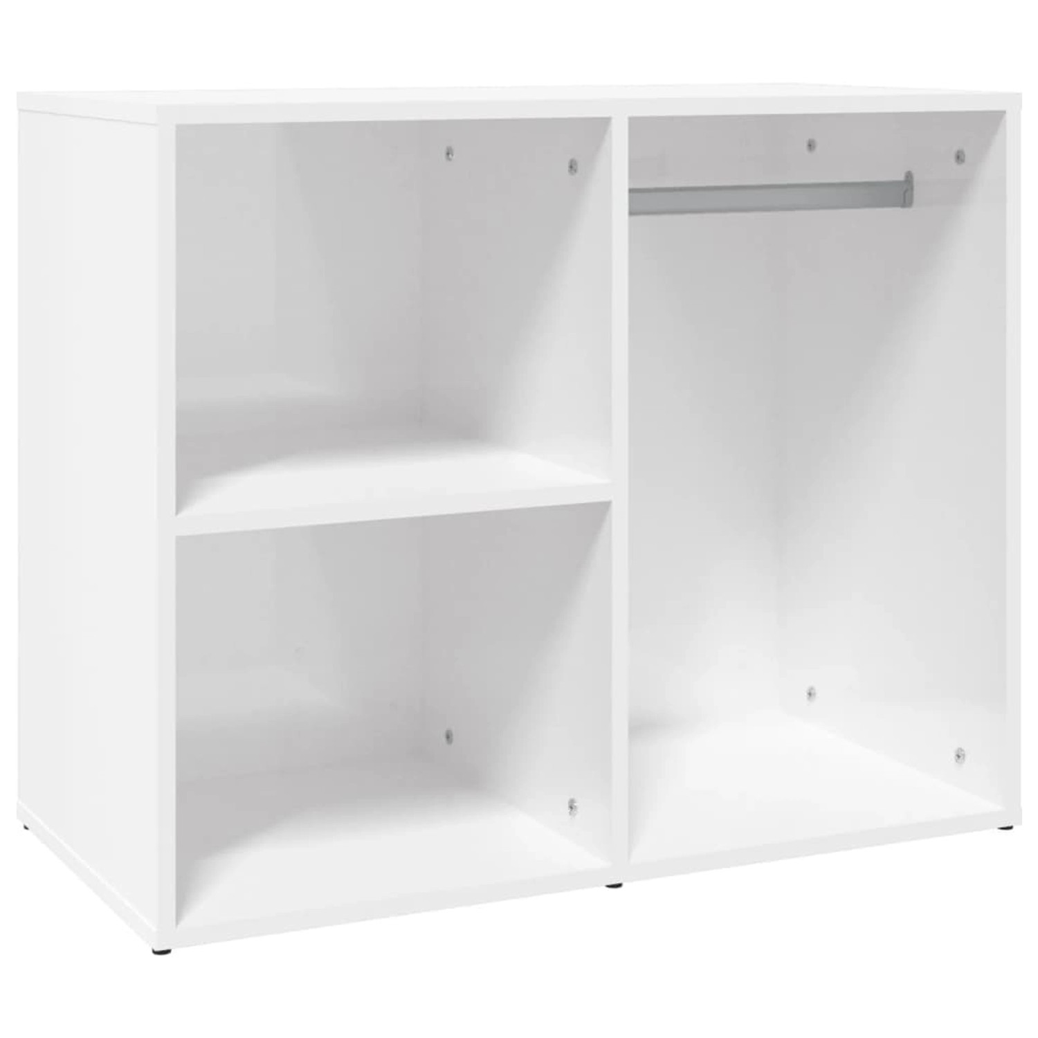 vidaXL Kleiderschrank Hochglanz-Weiß 80x40x65 cm Holzwerkstoff vidaXL Kleiderschrank Hochglanz-Weiß 80x40x65 cm Holzwerkstoff von VIDAXL