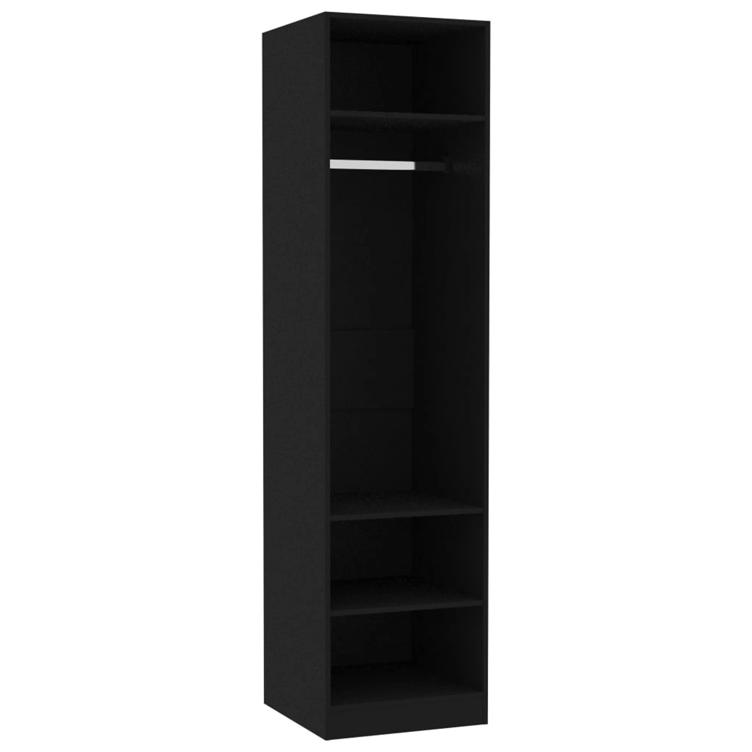 vidaXL Kleiderschrank Schwarz 50x50x200 cm Holzwerkstoff Modell 1 vidaXL Kleiderschrank Schwarz 50x50x200 cm Holzwerkstoff Modell 1 von VIDAXL