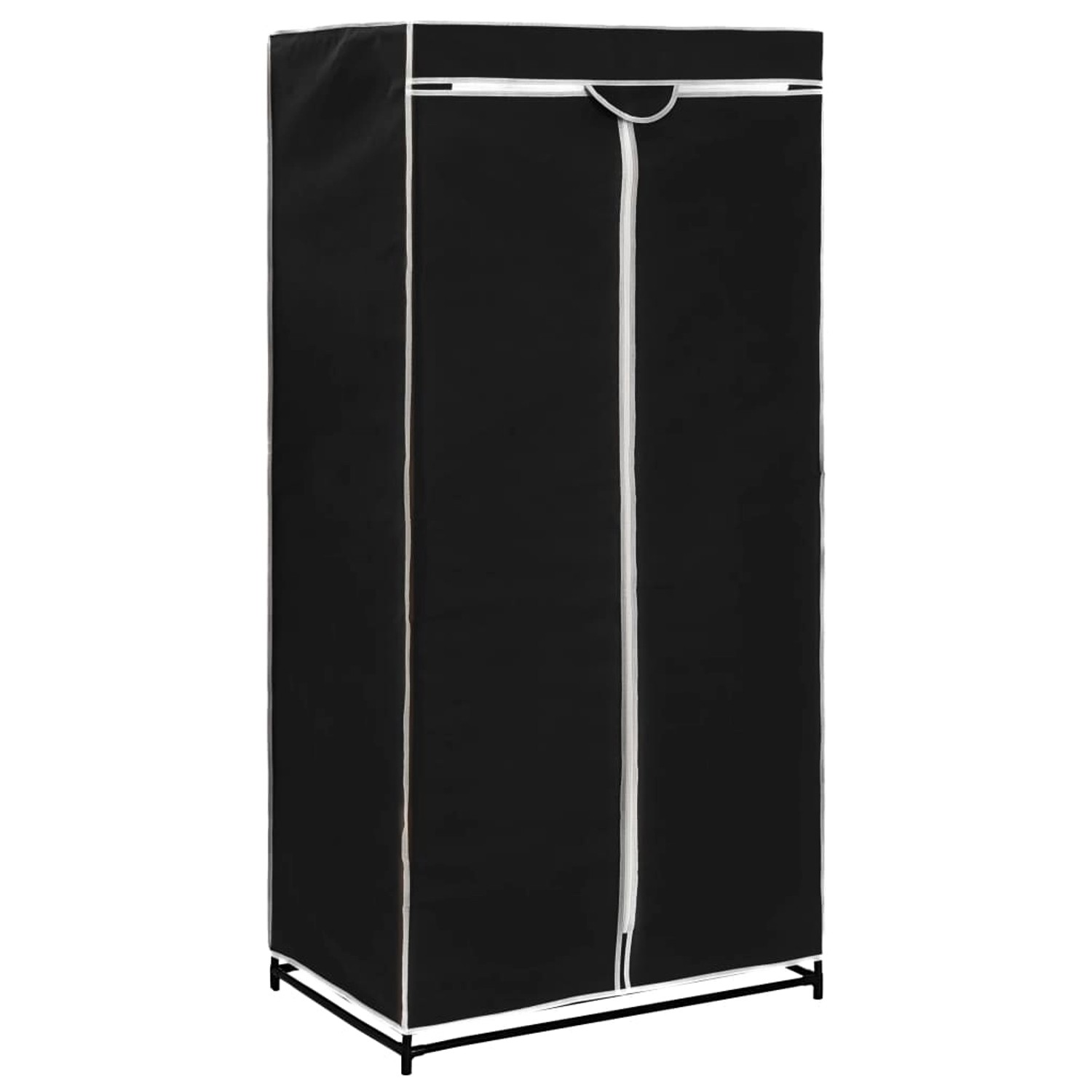 vidaXL Kleiderschrank Schwarz 75×50×160 cm vidaXL Kleiderschrank Schwarz 75×50×160 cm von VIDAXL