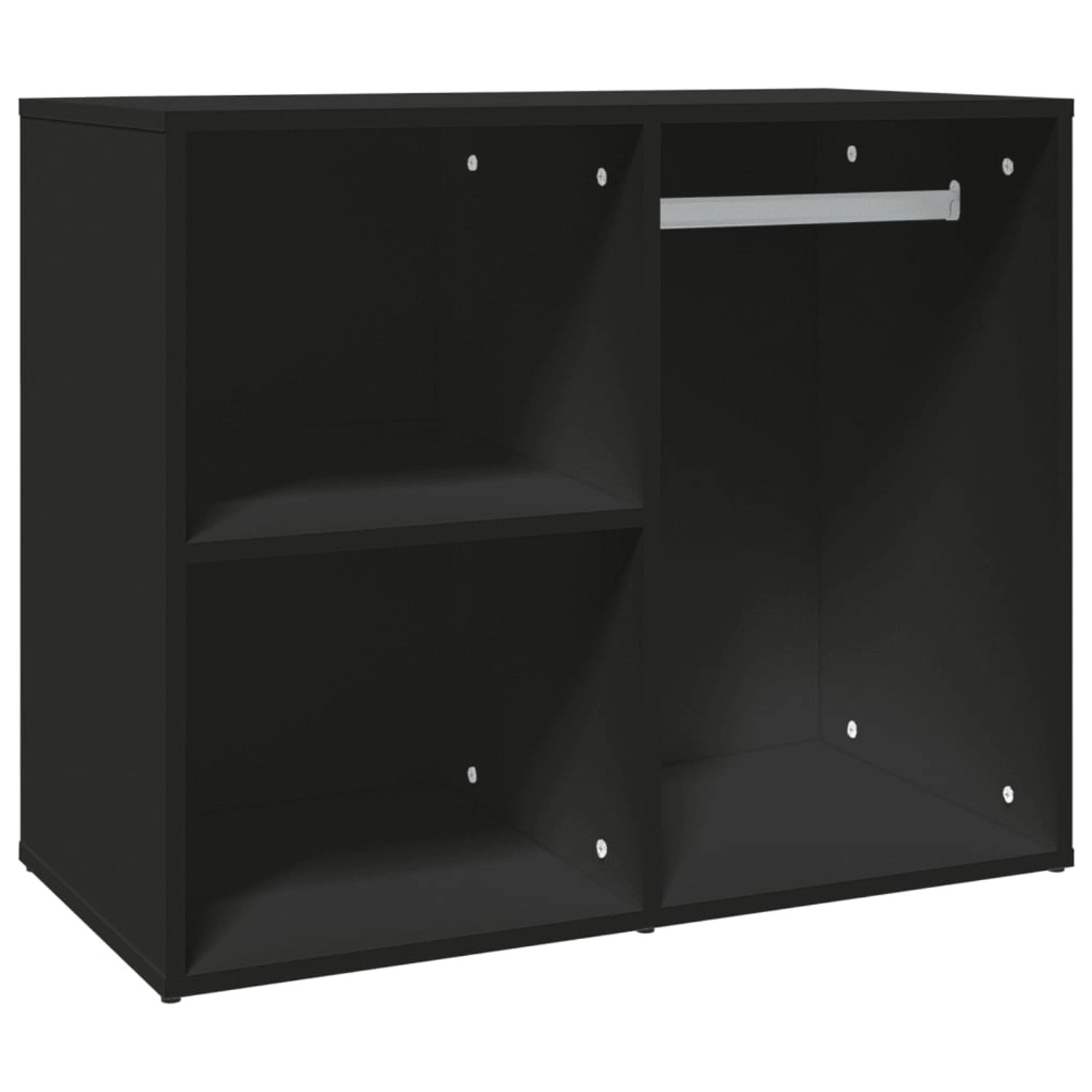 vidaXL Kleiderschrank Schwarz 80x40x65 cm Holzwerkstoff vidaXL Kleiderschrank Schwarz 80x40x65 cm Holzwerkstoff von VIDAXL